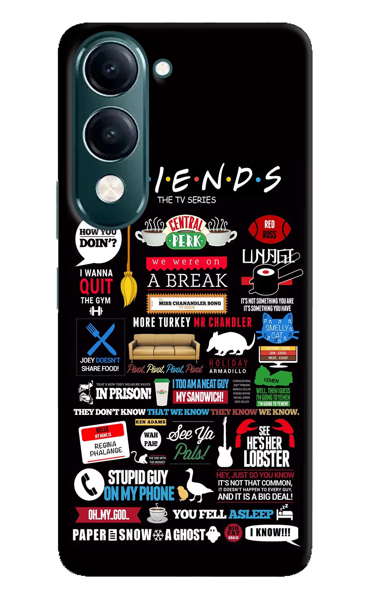 FRIENDS iQOO Z10 Lite 5G Back Cover - FRIENDS iQOO Z10 Lite 5G Back Cover FRIENDS iQOO Z10 Lite 5G Back Cover