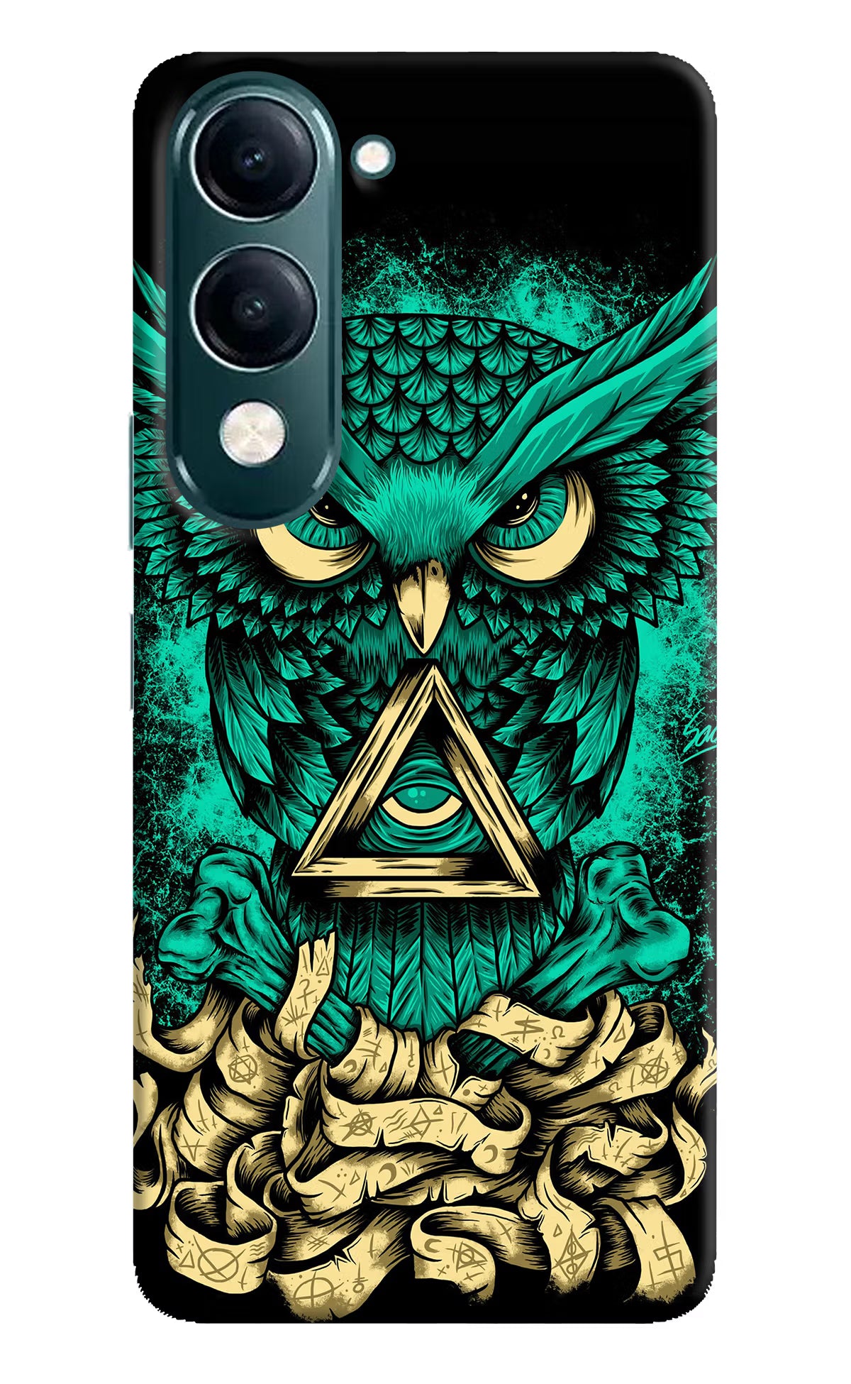 Green Owl iQOO Z10 Lite 5G Back Cover - Green Owl iQOO Z10 Lite 5G Back Cover Green Owl iQOO Z10 Lite 5G Back Cover