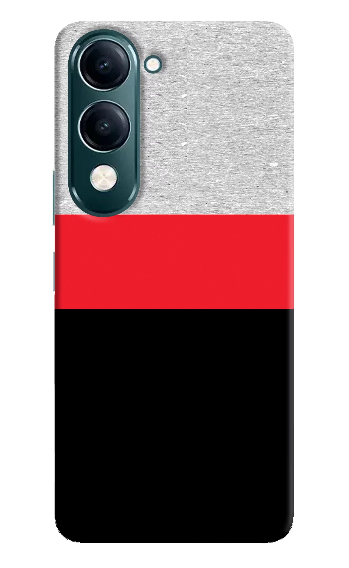 Tri Color Pattern iQOO Z10 Lite 5G Back Cover - Tri Color Pattern iQOO Z10 Lite 5G Back Cover Tri Color Pattern iQOO Z10 Lite 5G Back Cover