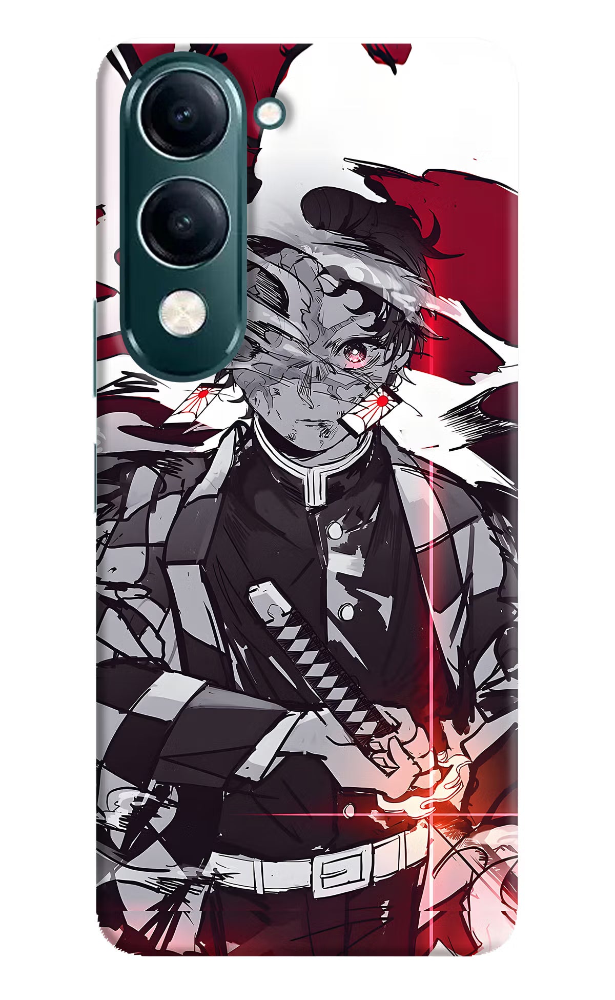 Demon Slayer iQOO Z10 Lite 5G Back Cover - Demon Slayer iQOO Z10 Lite 5G Back Cover Demon Slayer iQOO Z10 Lite 5G Back Cover