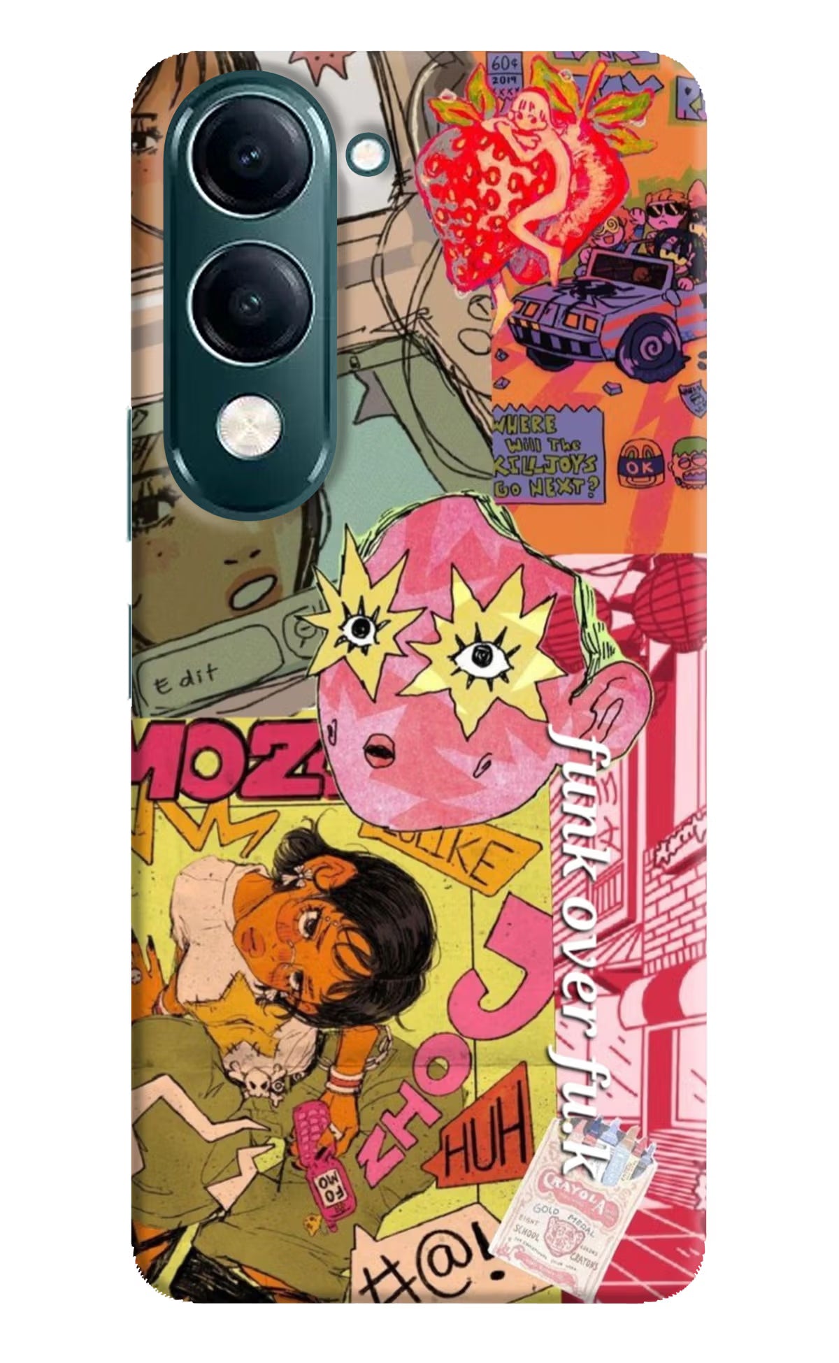 Funkover iQOO Z10 Lite 5G Back Cover - Funkover iQOO Z10 Lite 5G Back Cover Funkover iQOO Z10 Lite 5G Back Cover