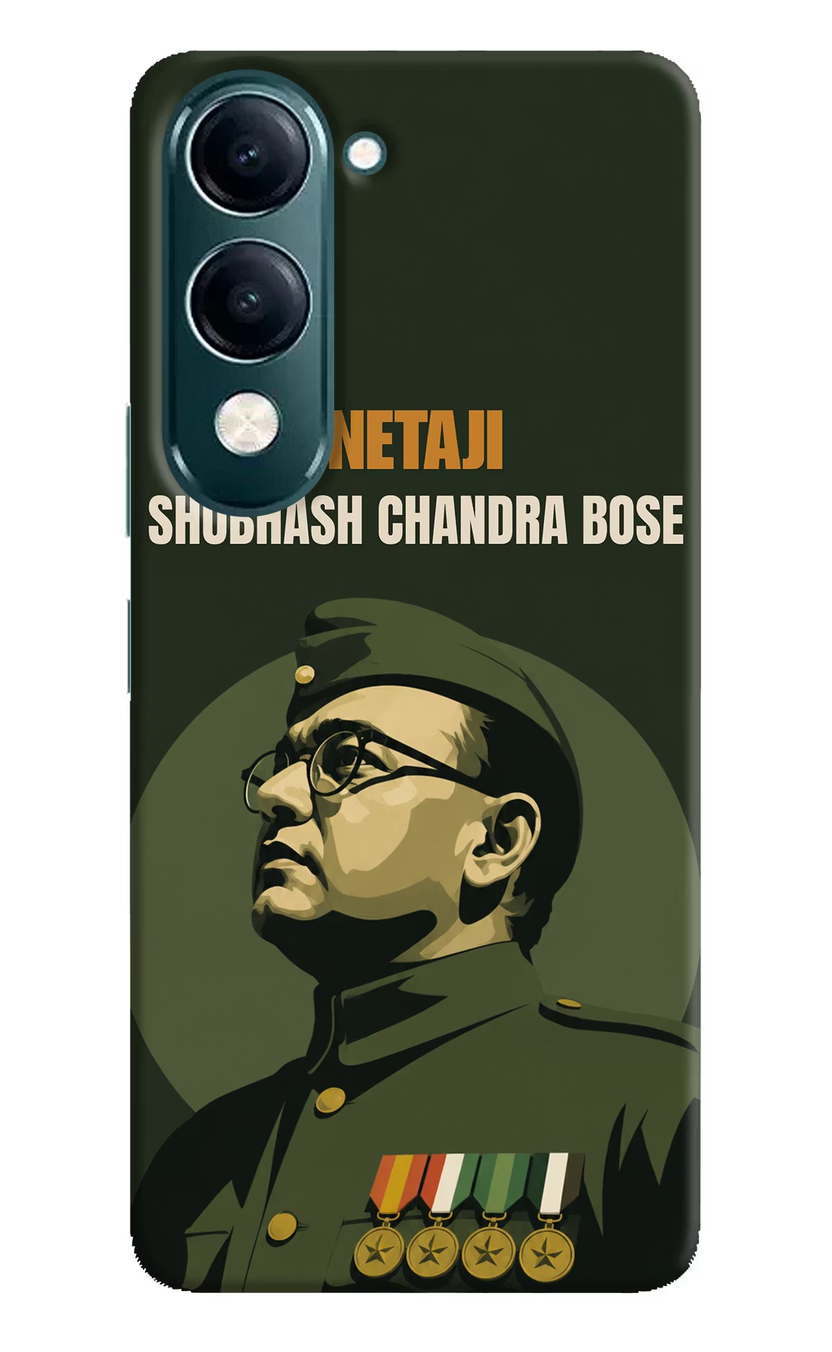 Netaji Legacy iQOO Z10 Lite 5G Back Cover - Netaji Legacy iQOO Z10 Lite 5G Back Cover Netaji Legacy iQOO Z10 Lite 5G Back Cover