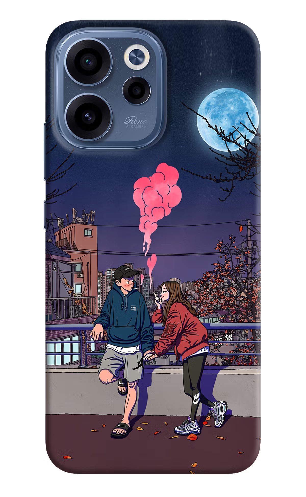 Chilling Couple Oppo Reno15c 5G Back Cover - Chilling Couple Oppo Reno15c 5G Back Cover Chilling Couple Oppo Reno15c 5G Back Cover