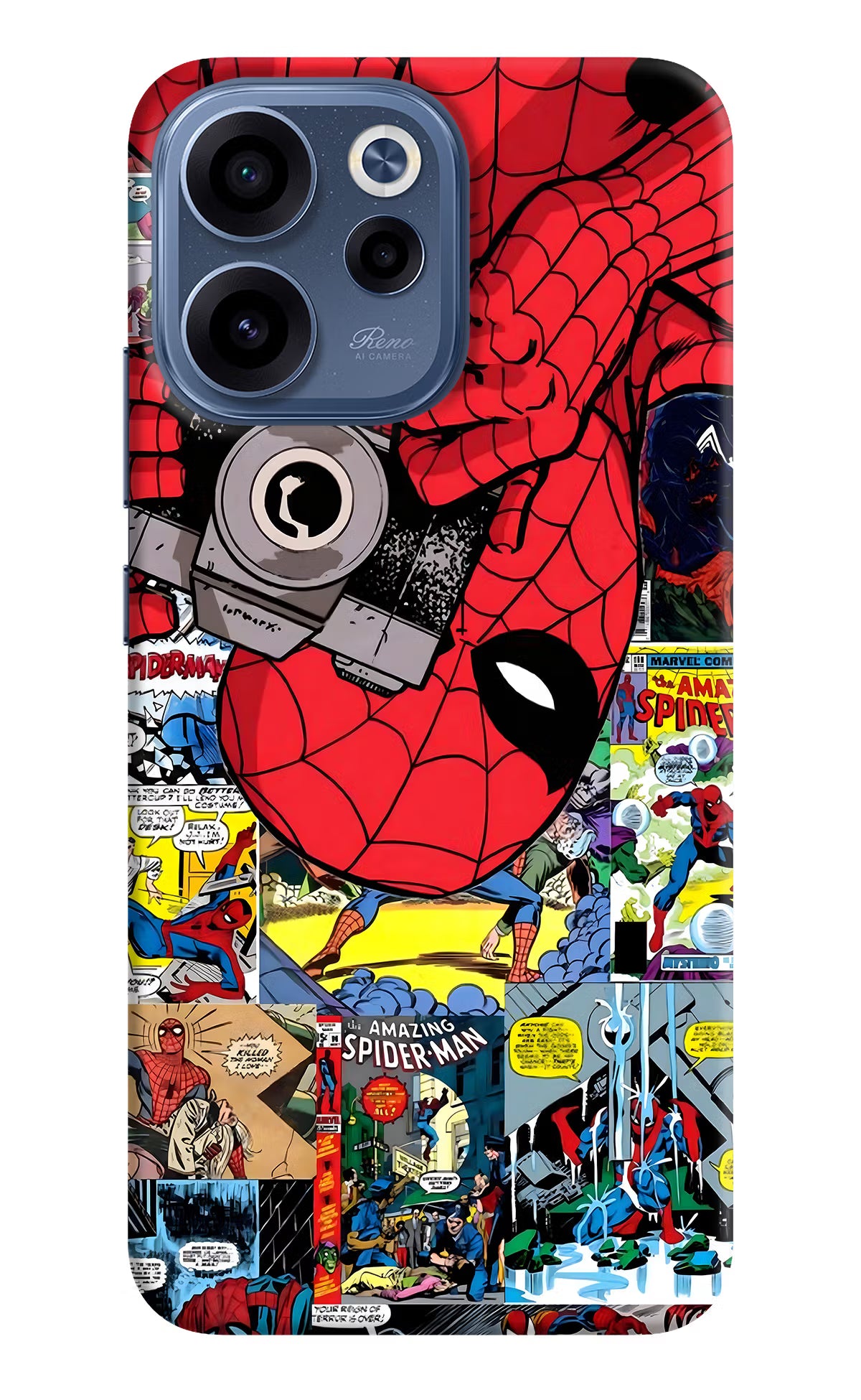 Spider Man Oppo Reno15c 5G Back Cover - Spider Man Oppo Reno15c 5G Back Cover Spider Man Oppo Reno15c 5G Back Cover