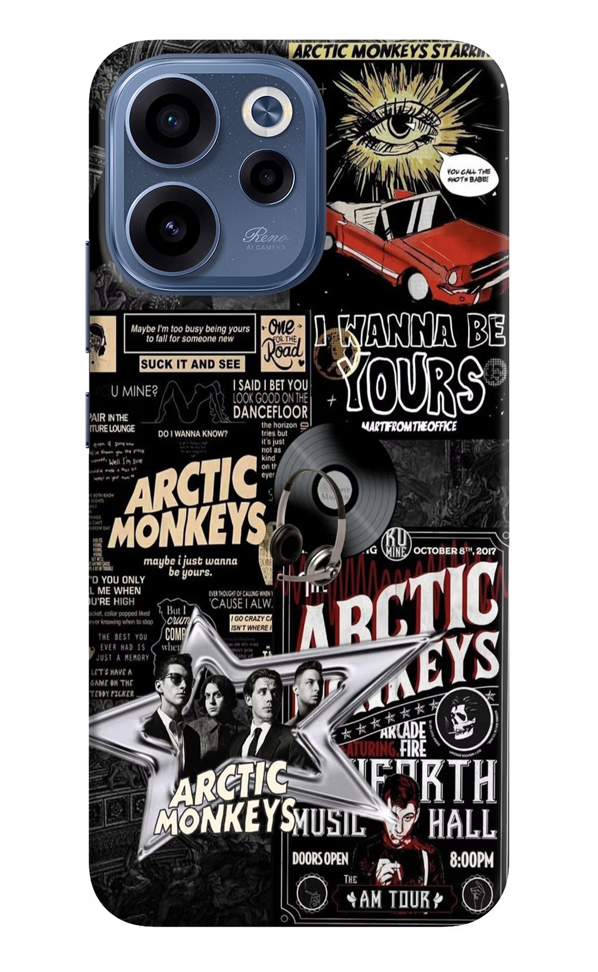 Arctic Monkeys Oppo Reno15c 5G Back Cover - Arctic Monkeys Oppo Reno15c 5G Back Cover Arctic Monkeys Oppo Reno15c 5G Back Cover
