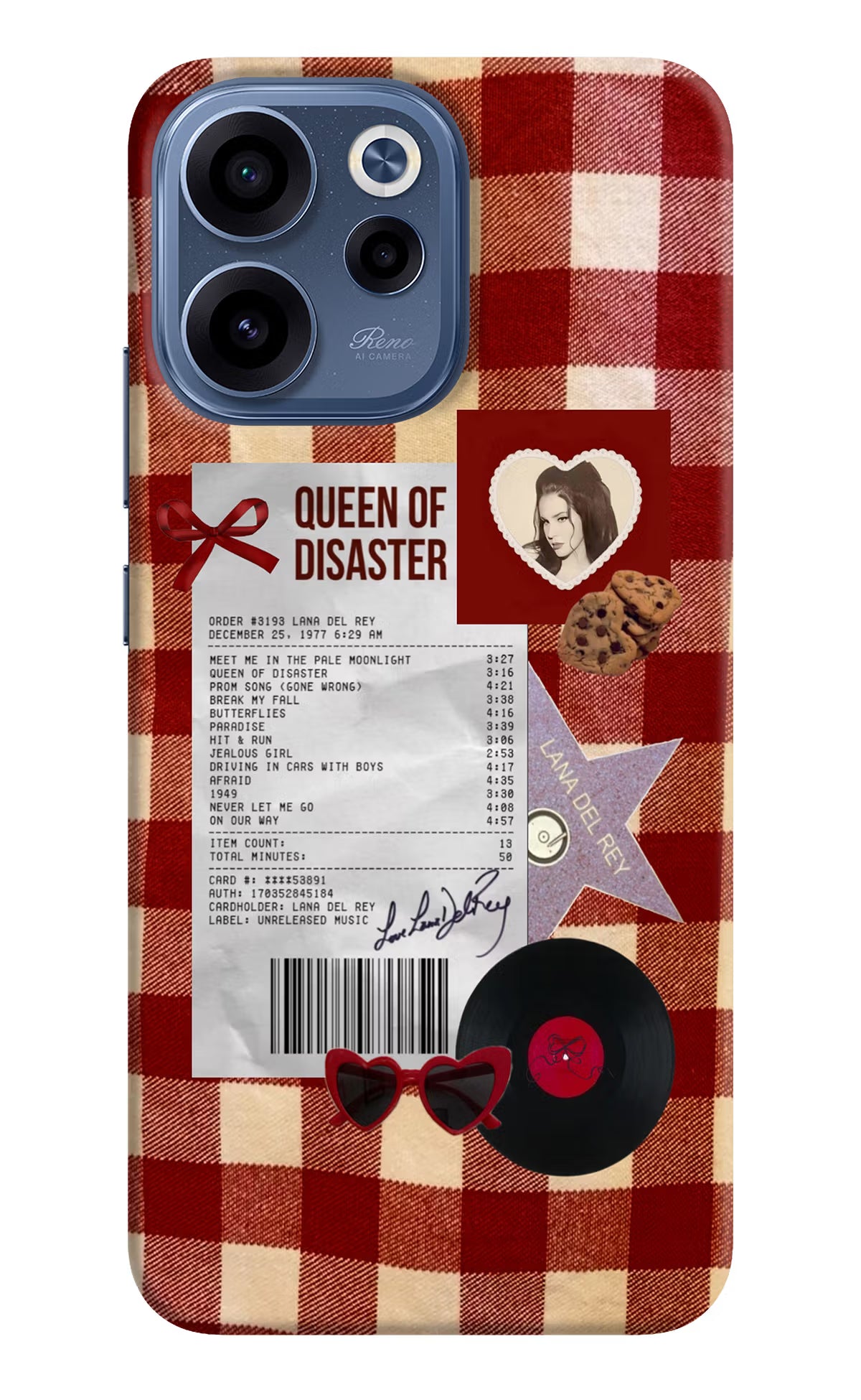 Queen of Disaster Oppo Reno15c 5G Back Cover - Queen of Disaster Oppo Reno15c 5G Back Cover Queen of Disaster Oppo Reno15c 5G Back Cover