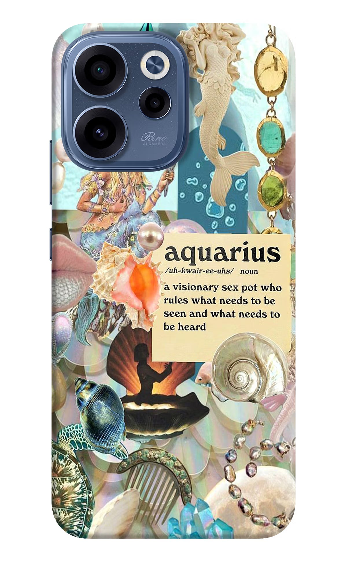 Aquarius Zodiac Oppo Reno15c 5G Back Cover - Aquarius Zodiac Oppo Reno15c 5G Back Cover Aquarius Zodiac Oppo Reno15c 5G Back Cover