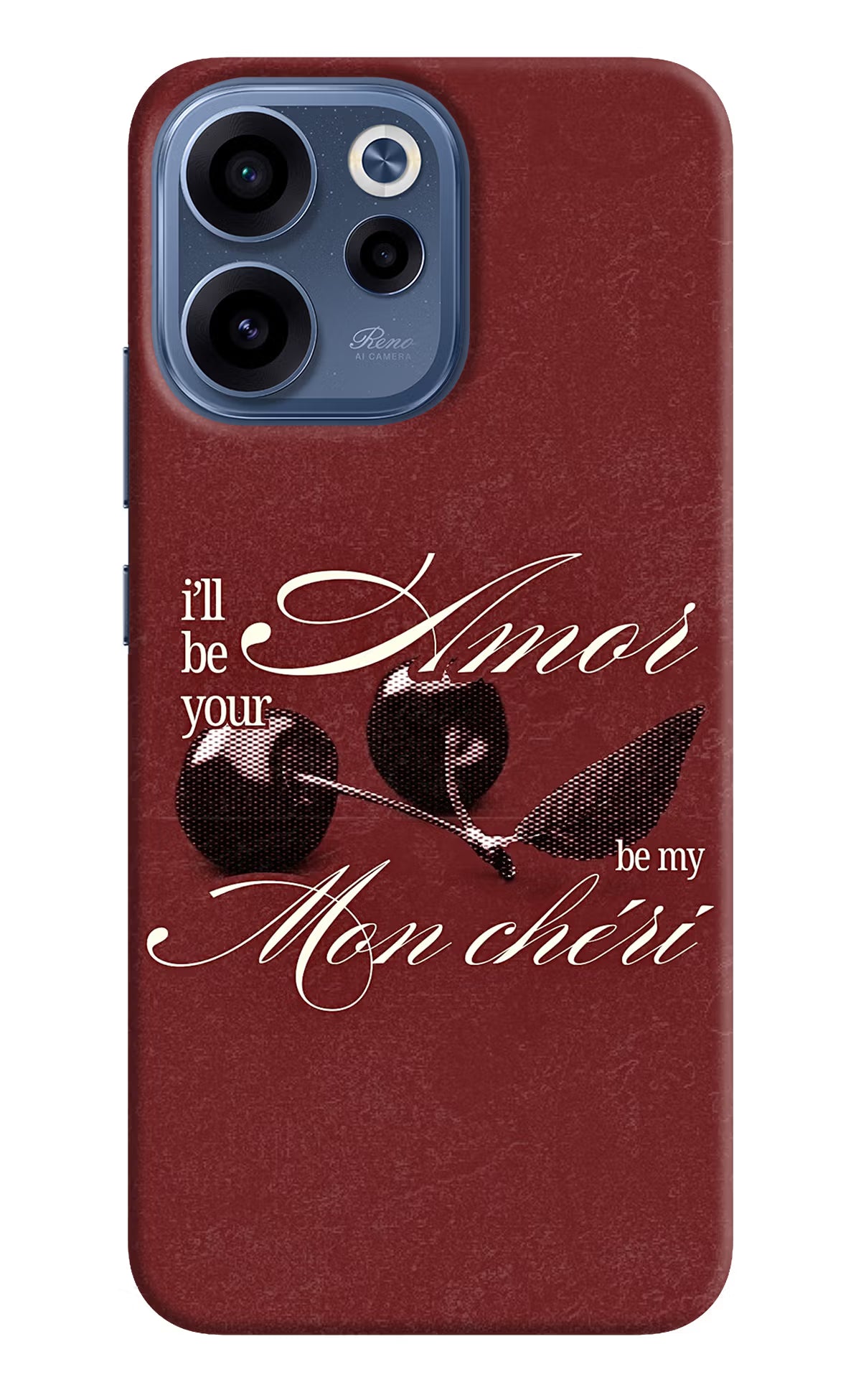 Velvet Cherry Oppo Reno15c 5G Back Cover - Velvet Cherry Oppo Reno15c 5G Back Cover Velvet Cherry Oppo Reno15c 5G Back Cover