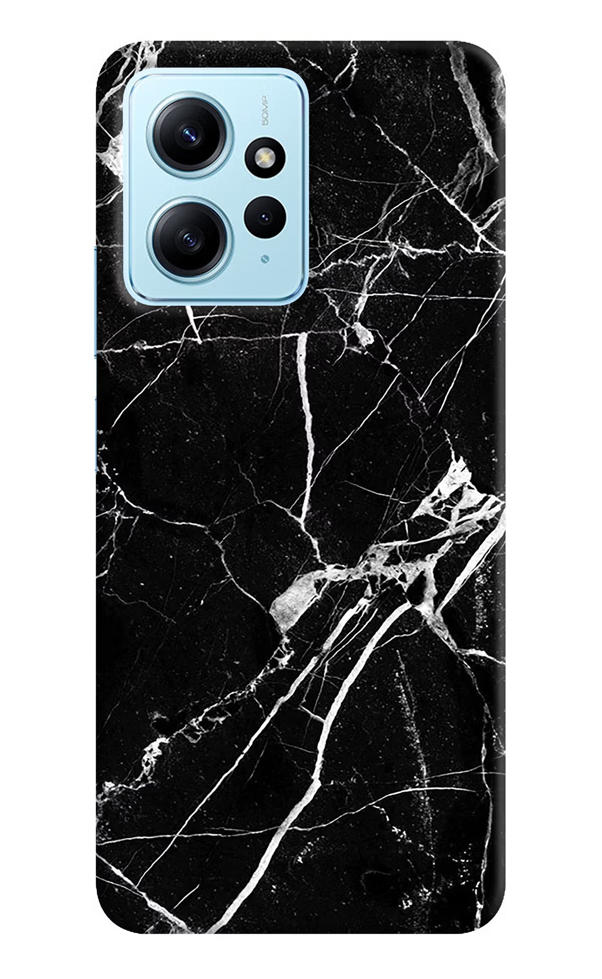 Black Marble Pattern Redmi Note 12 4G Back Cover - Black Marble Pattern Redmi Note 12 4G Back Cover Black Marble Pattern Redmi Note 12 4G Back Cover