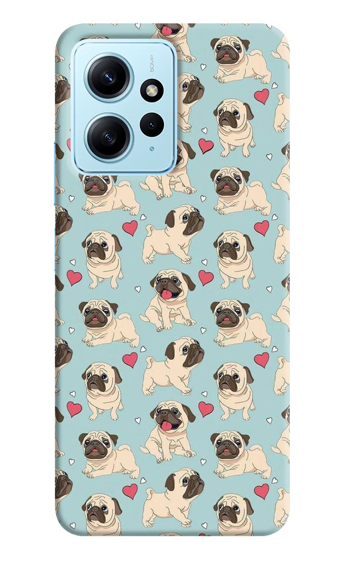 Pug Dog Redmi Note 12 4G Back Cover - Pug Dog Redmi Note 12 4G Back Cover Pug Dog Redmi Note 12 4G Back Cover