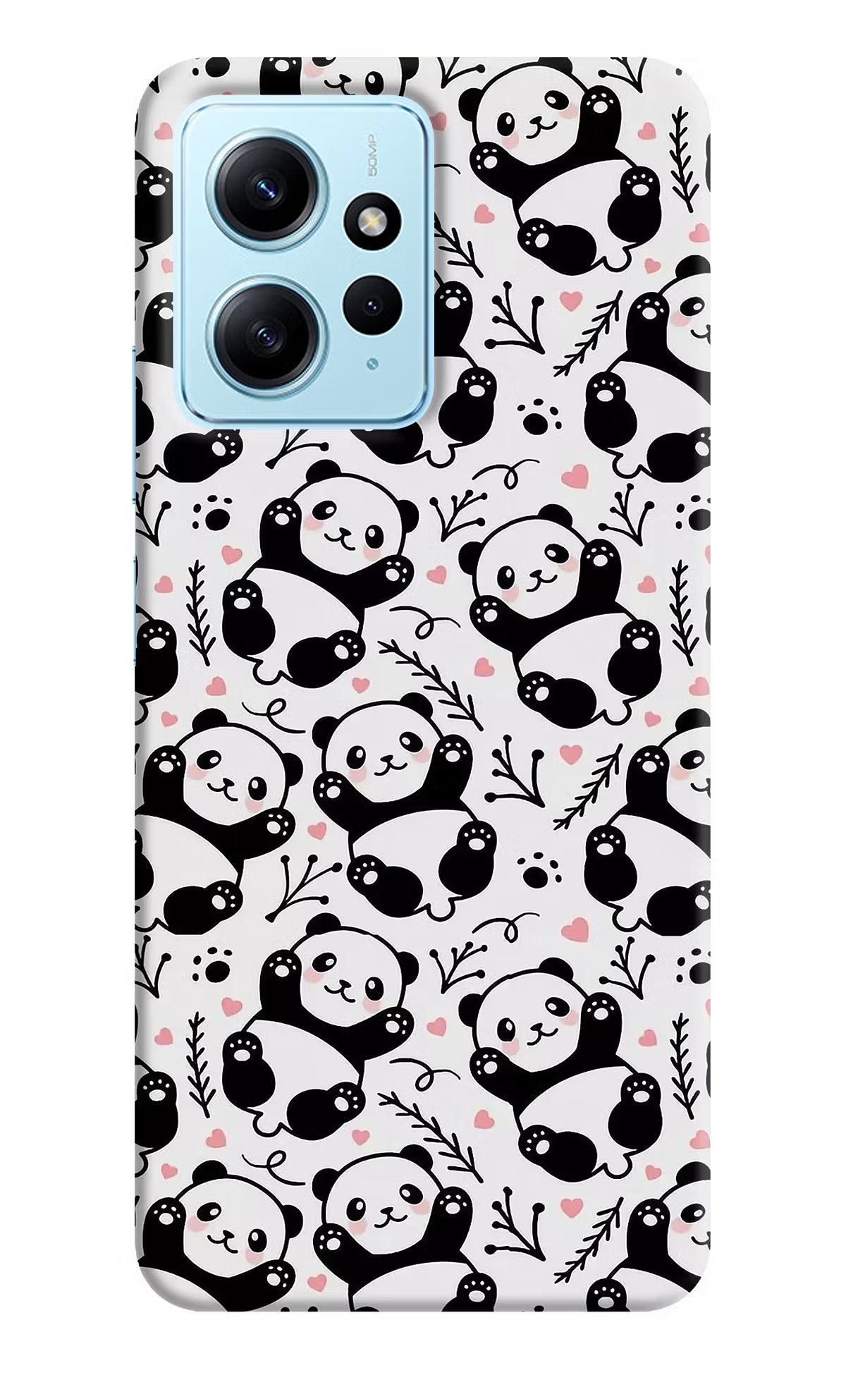 Cute Panda Redmi Note 12 4G Back Cover - Cute Panda Redmi Note 12 4G Back Cover Cute Panda Redmi Note 12 4G Back Cover