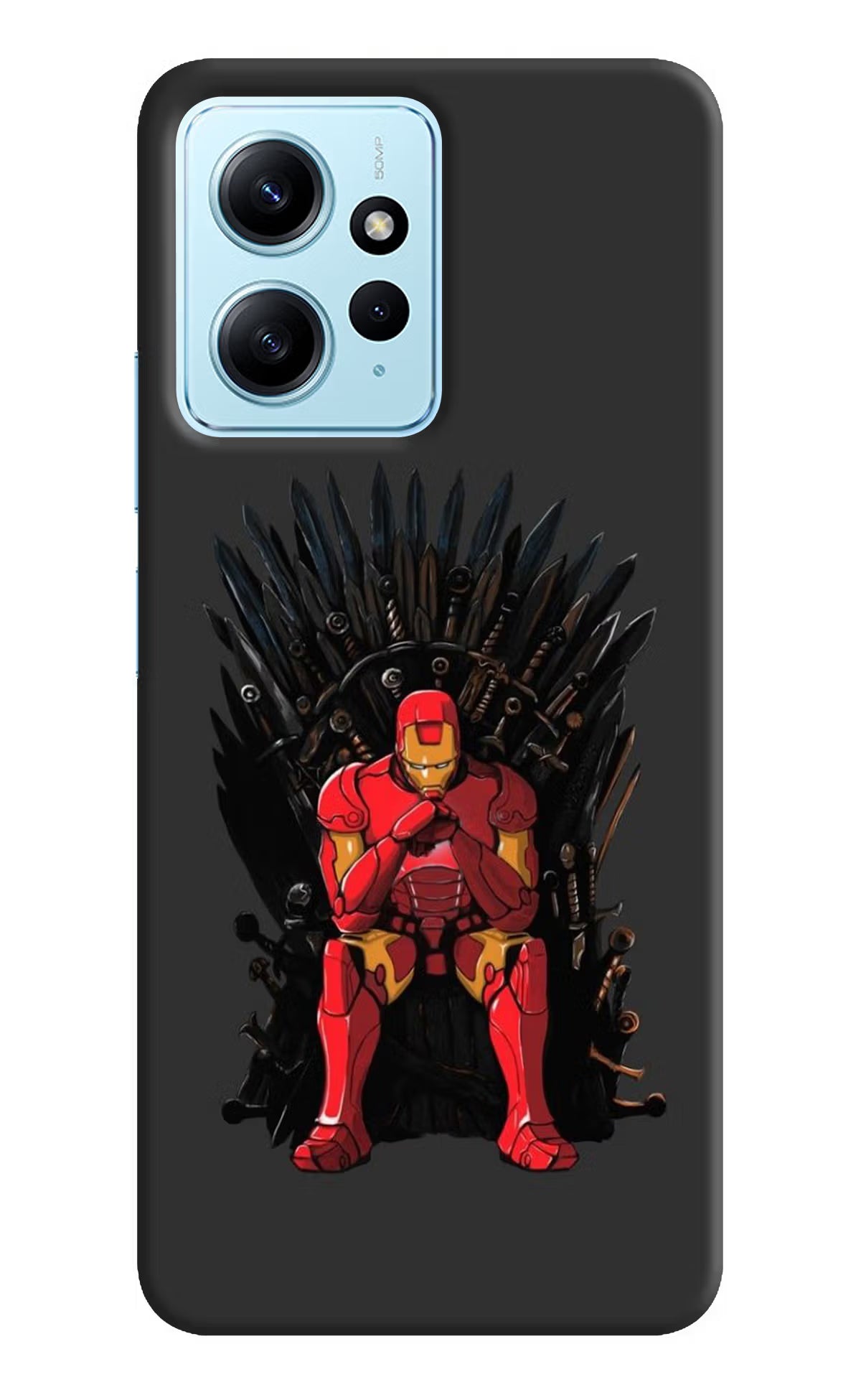 Ironman Throne Redmi Note 12 4G Back Cover - Ironman Throne Redmi Note 12 4G Back Cover Ironman Throne Redmi Note 12 4G Back Cover