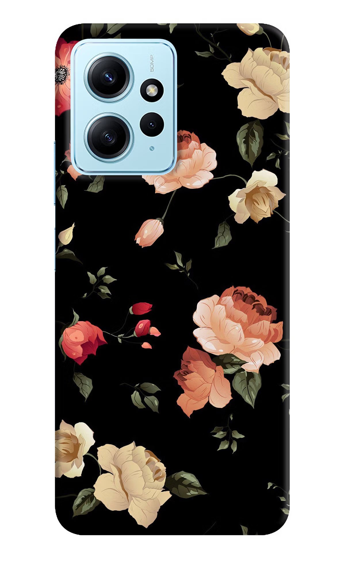 Flowers Redmi Note 12 4G Back Cover - Flowers Redmi Note 12 4G Back Cover Flowers Redmi Note 12 4G Back Cover