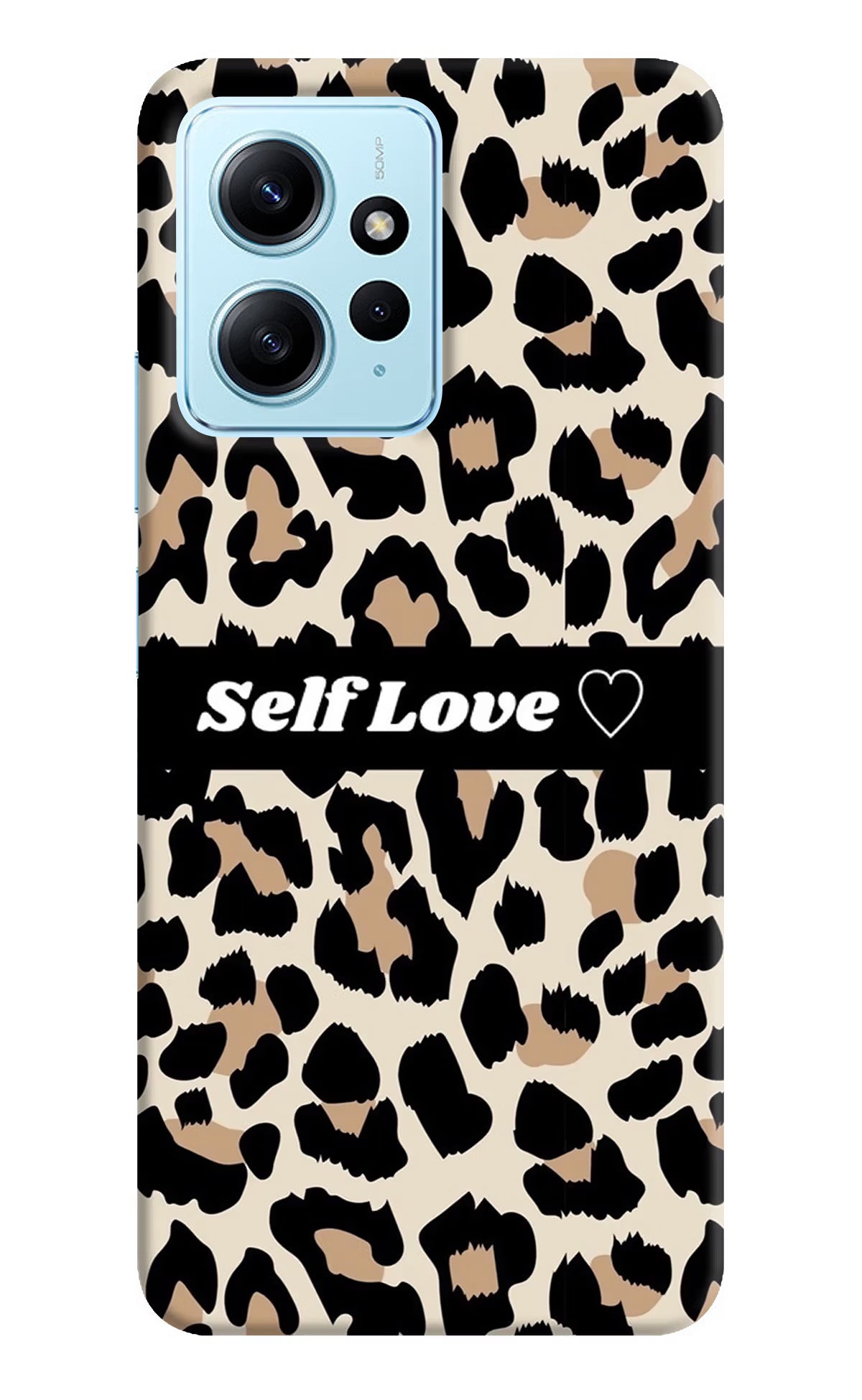 Leopard Print Self Love Redmi Note 12 4G Back Cover - Leopard Print Self Love Redmi Note 12 4G Back Cover Leopard Print Self Love Redmi Note 12 4G Back Cover