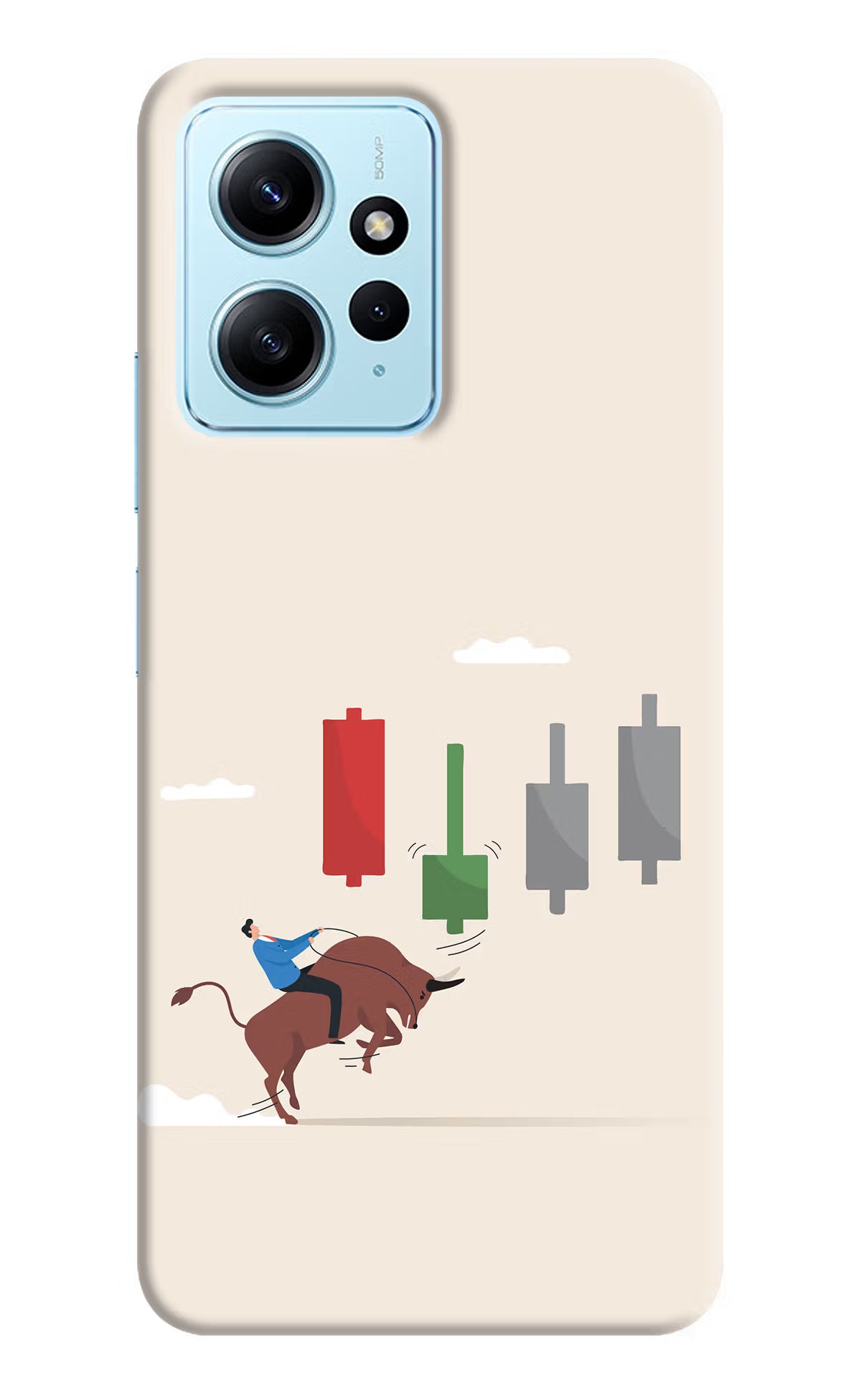Bull Trading Momentum Redmi Note 12 4G Back Cover - Bull Trading Momentum Redmi Note 12 4G Back Cover Bull Trading Momentum Redmi Note 12 4G Back Cover