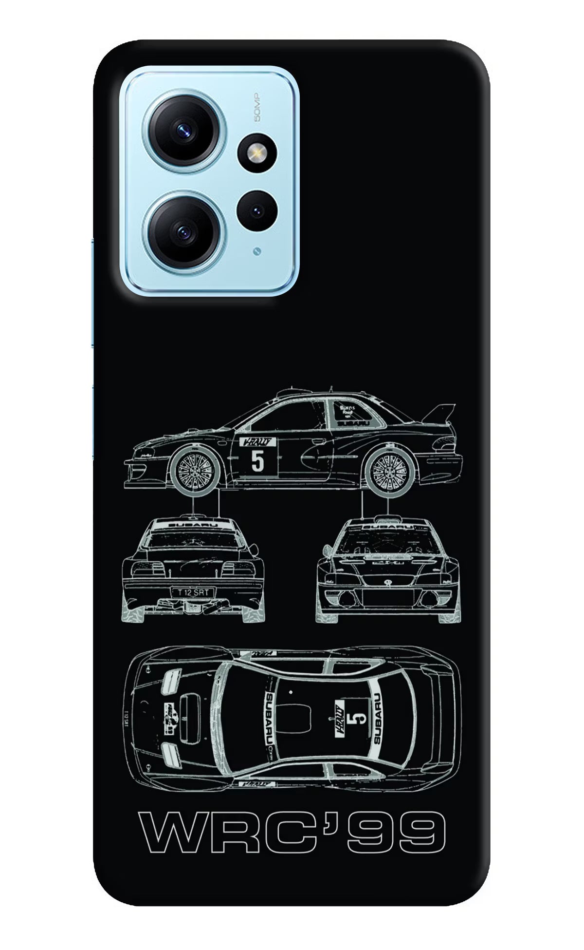 WRC'99 Redmi Note 12 4G Back Cover - WRC'99 Redmi Note 12 4G Back Cover WRC'99 Redmi Note 12 4G Back Cover