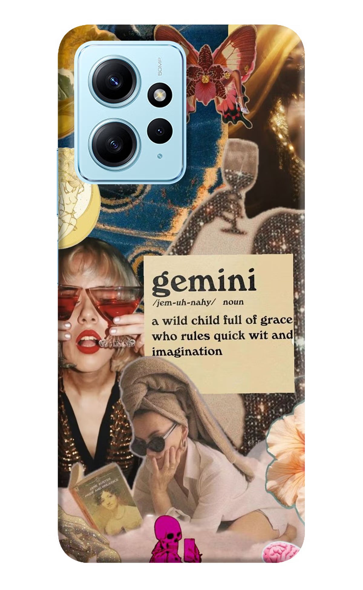 Gemini Zodiac Redmi Note 12 4G Back Cover - Gemini Zodiac Redmi Note 12 4G Back Cover Gemini Zodiac Redmi Note 12 4G Back Cover