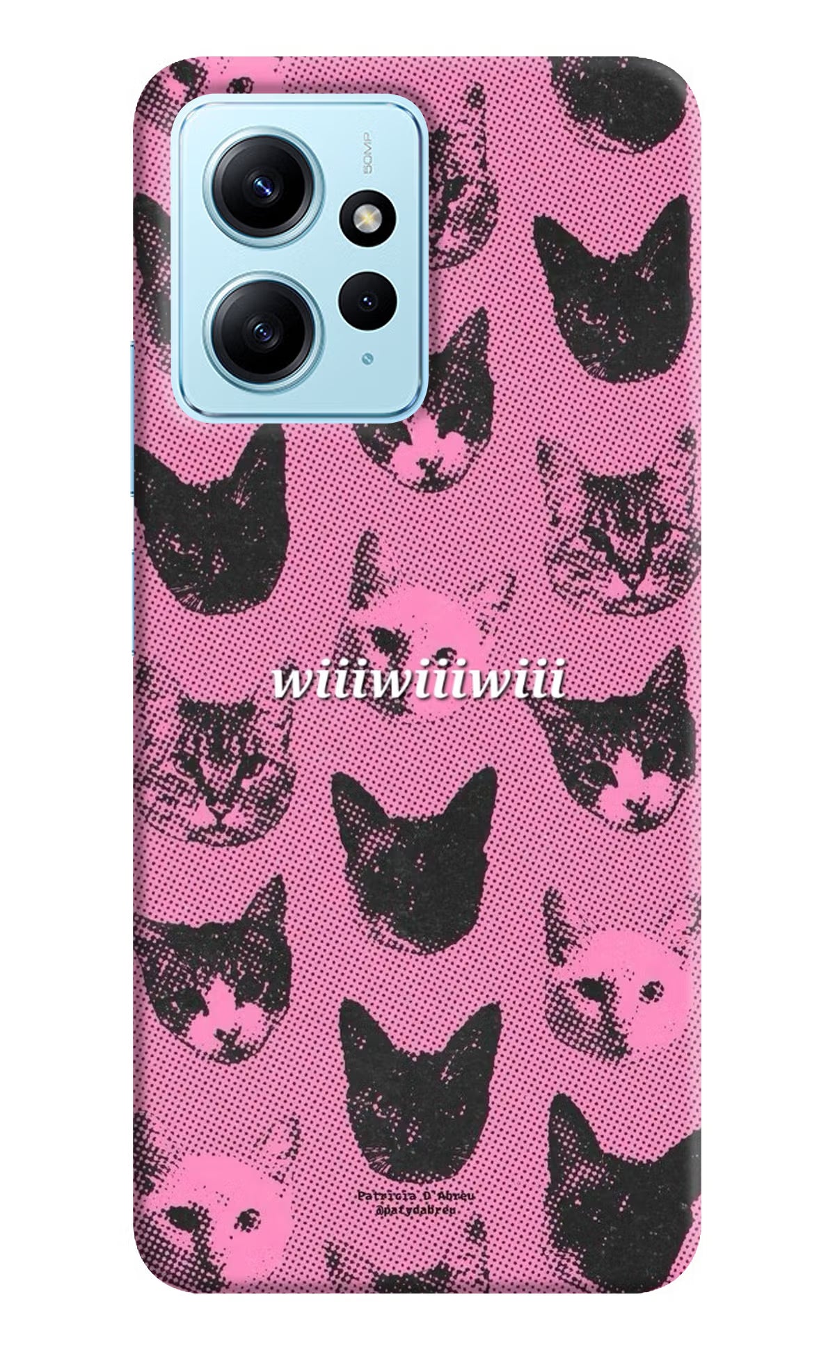 Pink Cats Redmi Note 12 4G Back Cover - Pink Cats Redmi Note 12 4G Back Cover Pink Cats Redmi Note 12 4G Back Cover