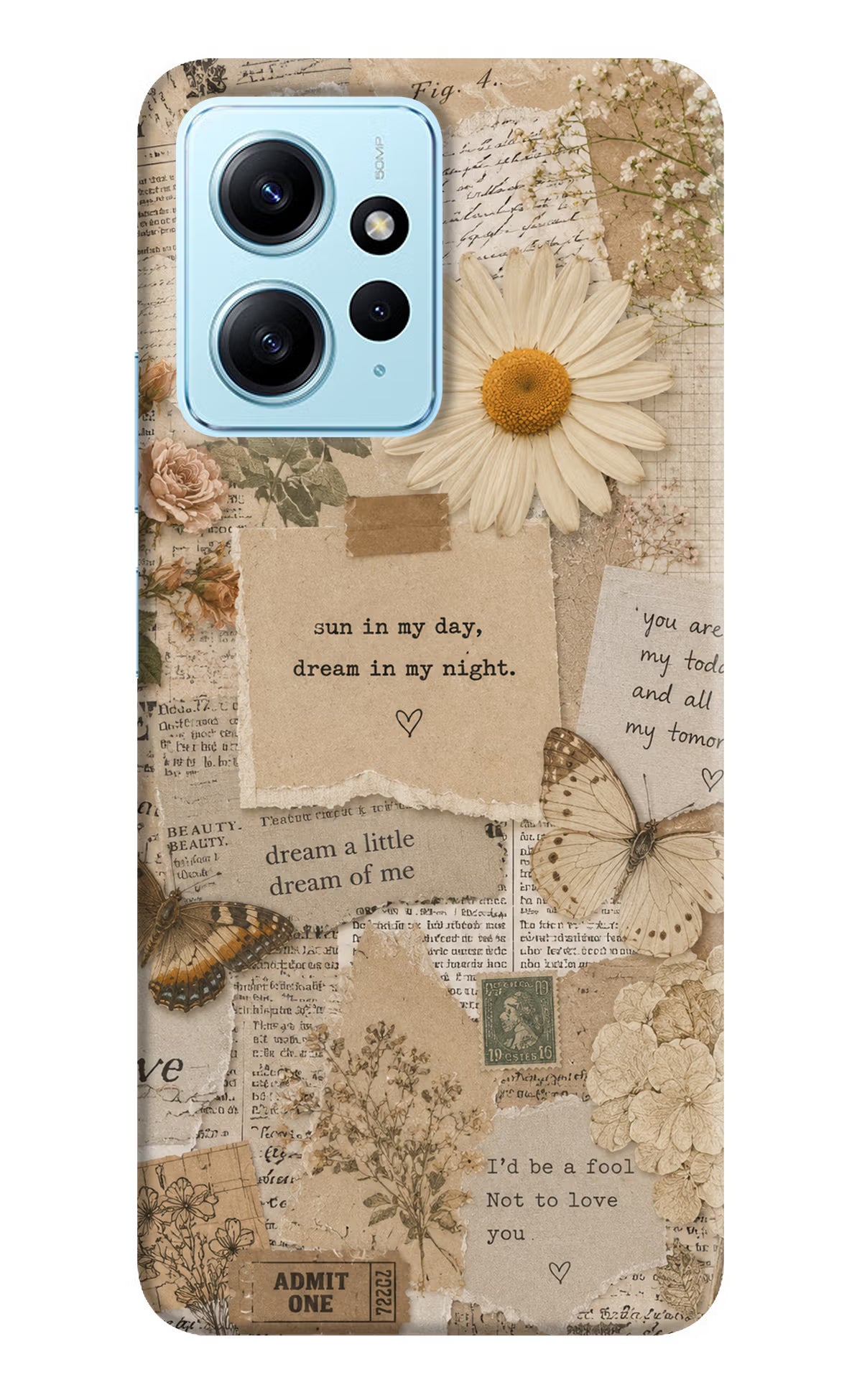 Vintage case Redmi Note 12 4G Back Cover - Vintage case Redmi Note 12 4G Back Cover Vintage case Redmi Note 12 4G Back Cover
