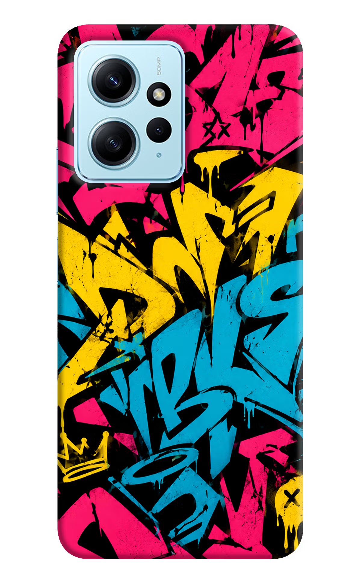 Graffiti Vibe Redmi Note 12 4G Back Cover - Graffiti Vibe Redmi Note 12 4G Back Cover Graffiti Vibe Redmi Note 12 4G Back Cover