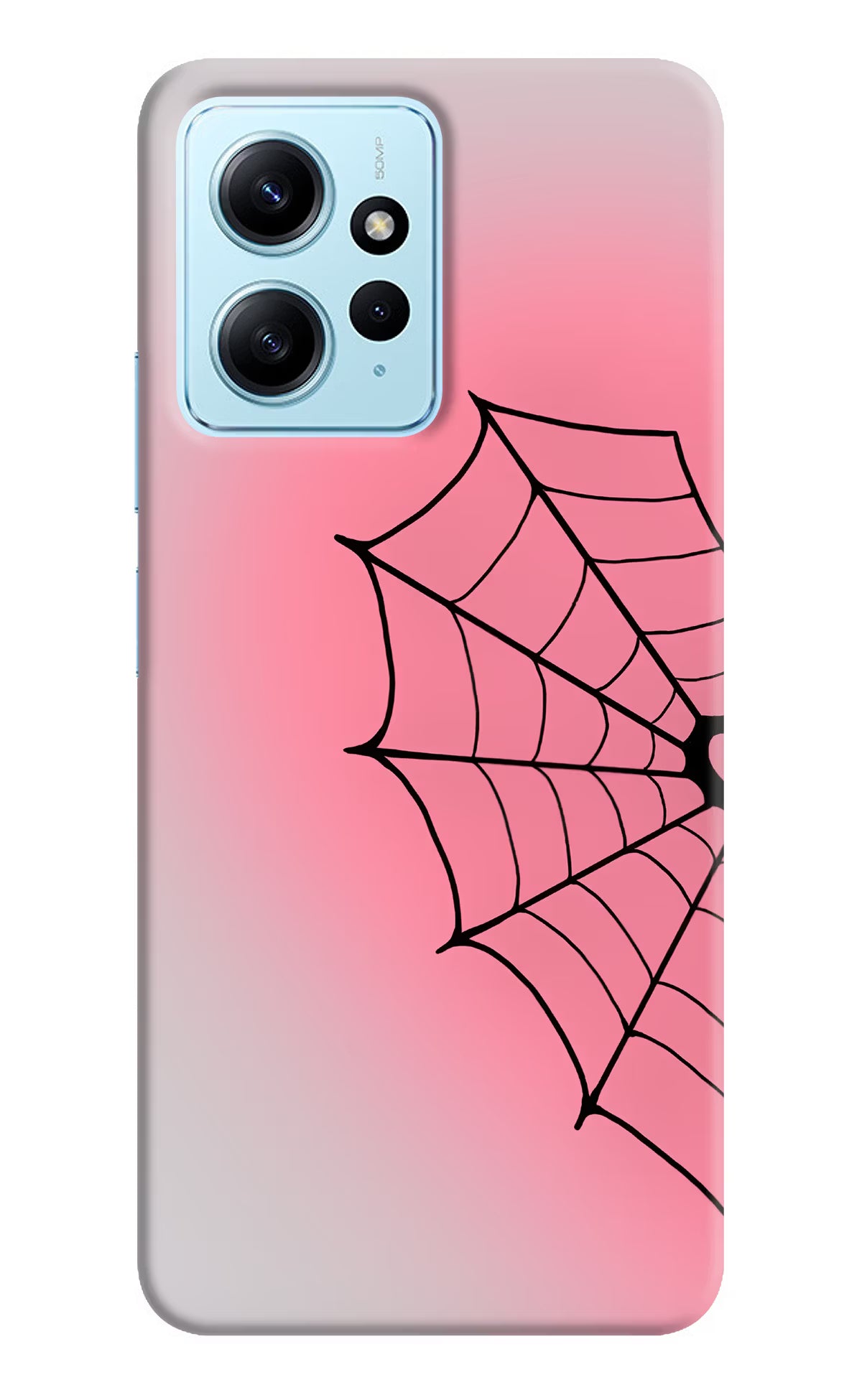 Pink Web Redmi Note 12 4G Back Cover - Pink Web Redmi Note 12 4G Back Cover Pink Web Redmi Note 12 4G Back Cover