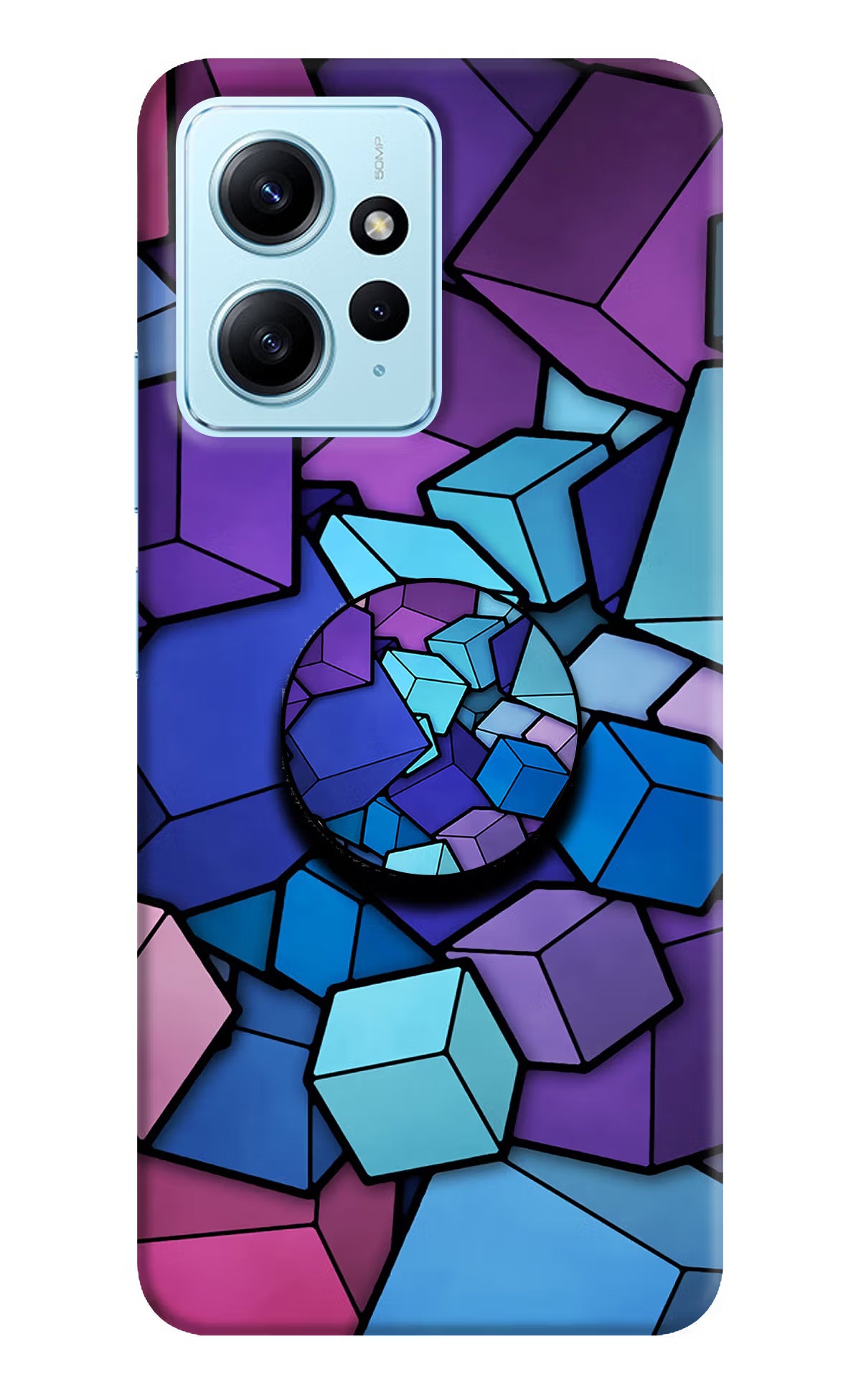 Cubic Abstract Redmi Note 12 4G Pop Case - Cubic Abstract Redmi Note 12 4G Pop Case Cubic Abstract Redmi Note 12 4G Pop Case