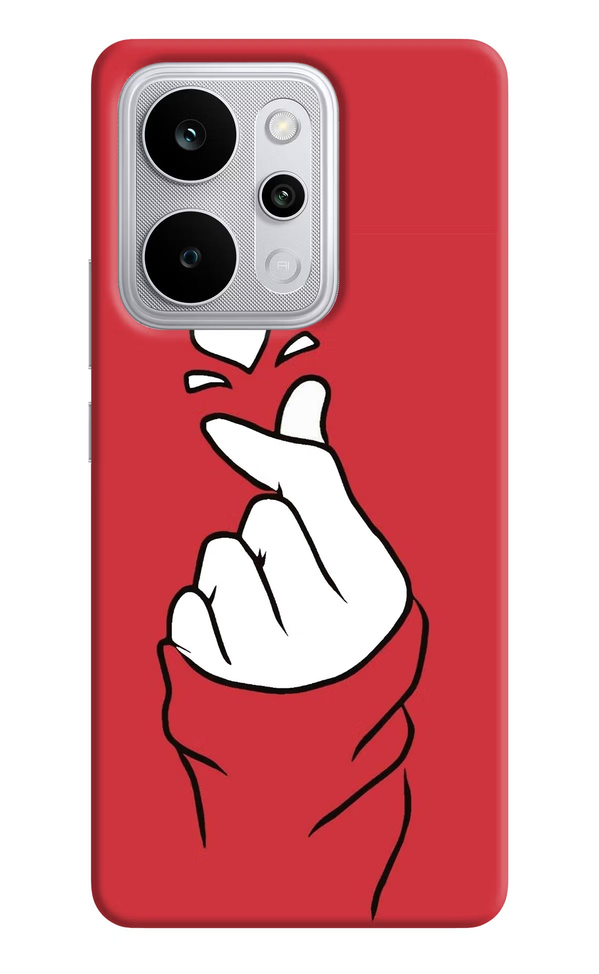 Korean Love Sign Realme P4 Power 5G Back Cover - Korean Love Sign Realme P4 Power 5G Back Cover Korean Love Sign Realme P4 Power 5G Back Cover