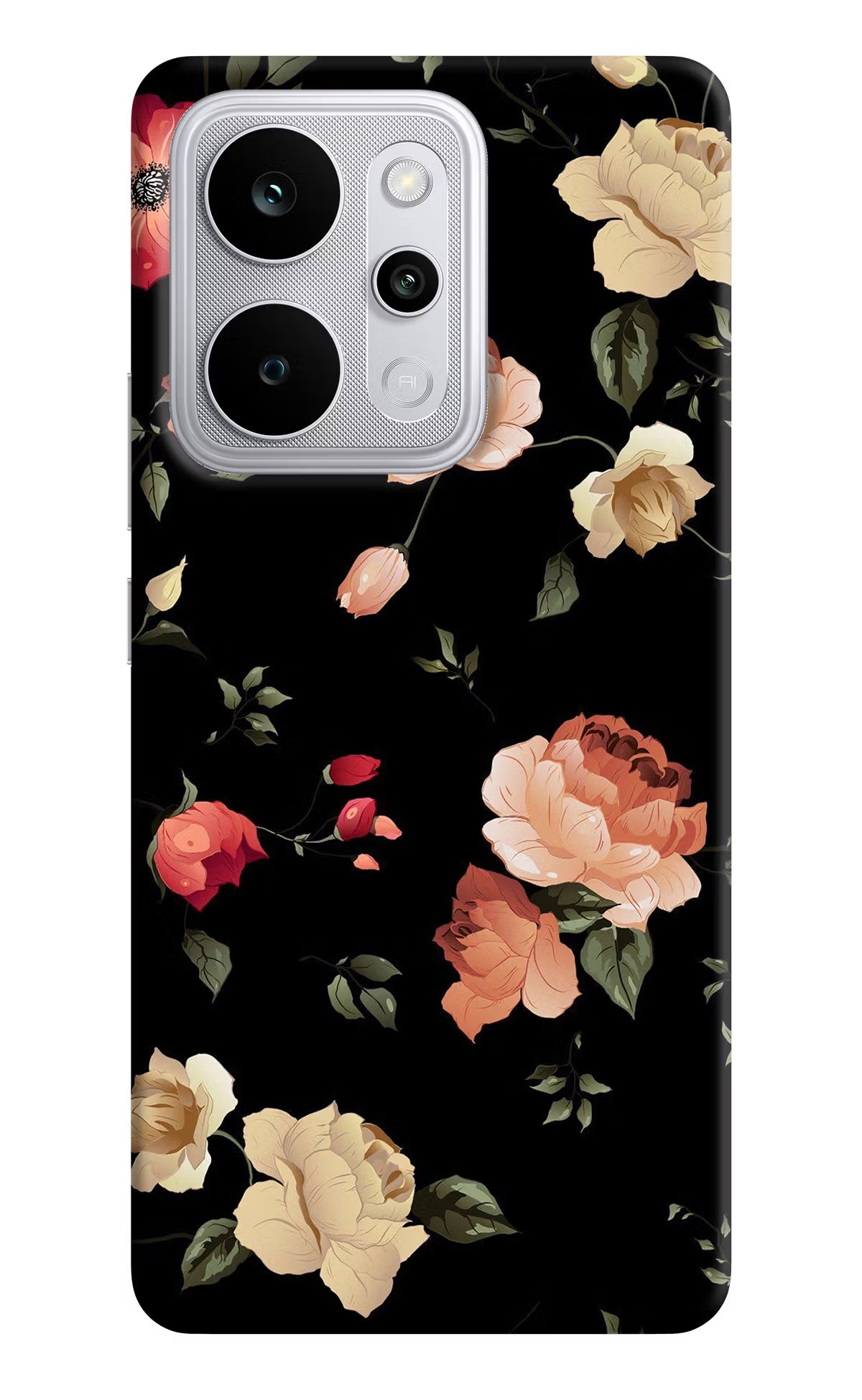 Flowers Realme P4 Power 5G Back Cover - Flowers Realme P4 Power 5G Back Cover Flowers Realme P4 Power 5G Back Cover