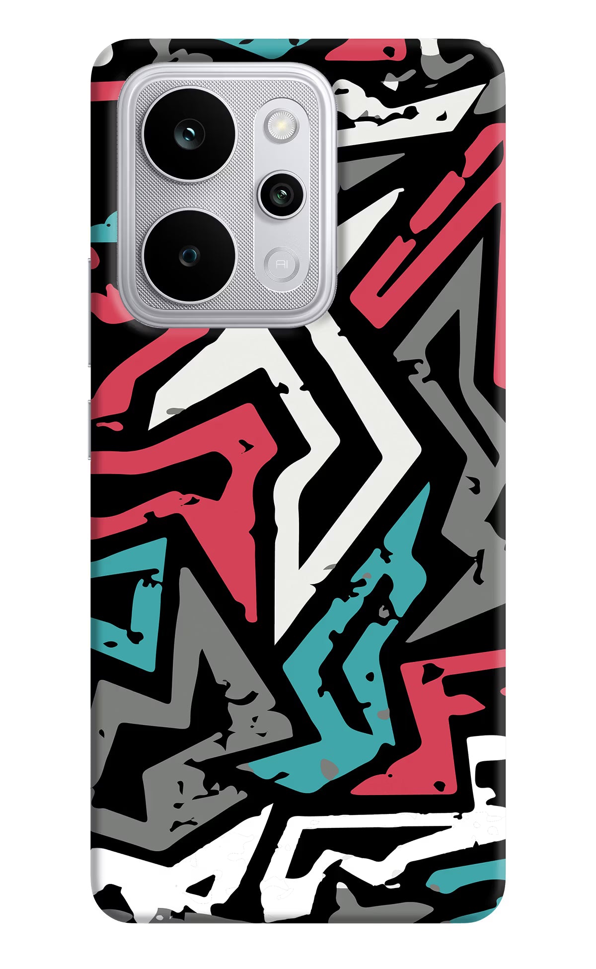 Geometric Graffiti Realme P4 Power 5G Back Cover - Geometric Graffiti Realme P4 Power 5G Back Cover Geometric Graffiti Realme P4 Power 5G Back Cover