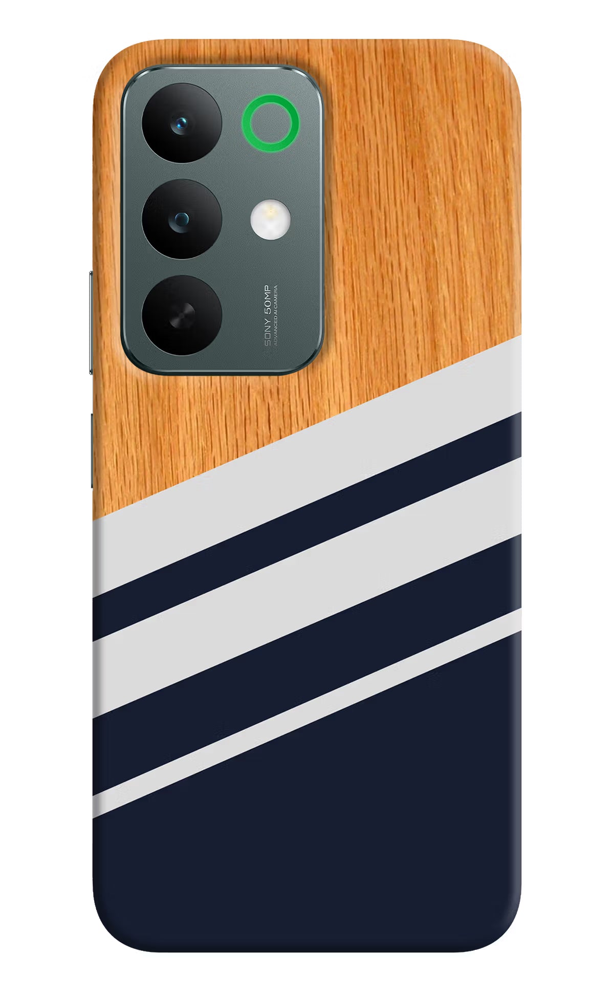 Blue and white wooden Realme C85 5G Back Cover - Blue and white wooden Realme C85 5G Back Cover Blue and white wooden Realme C85 5G Back Cover