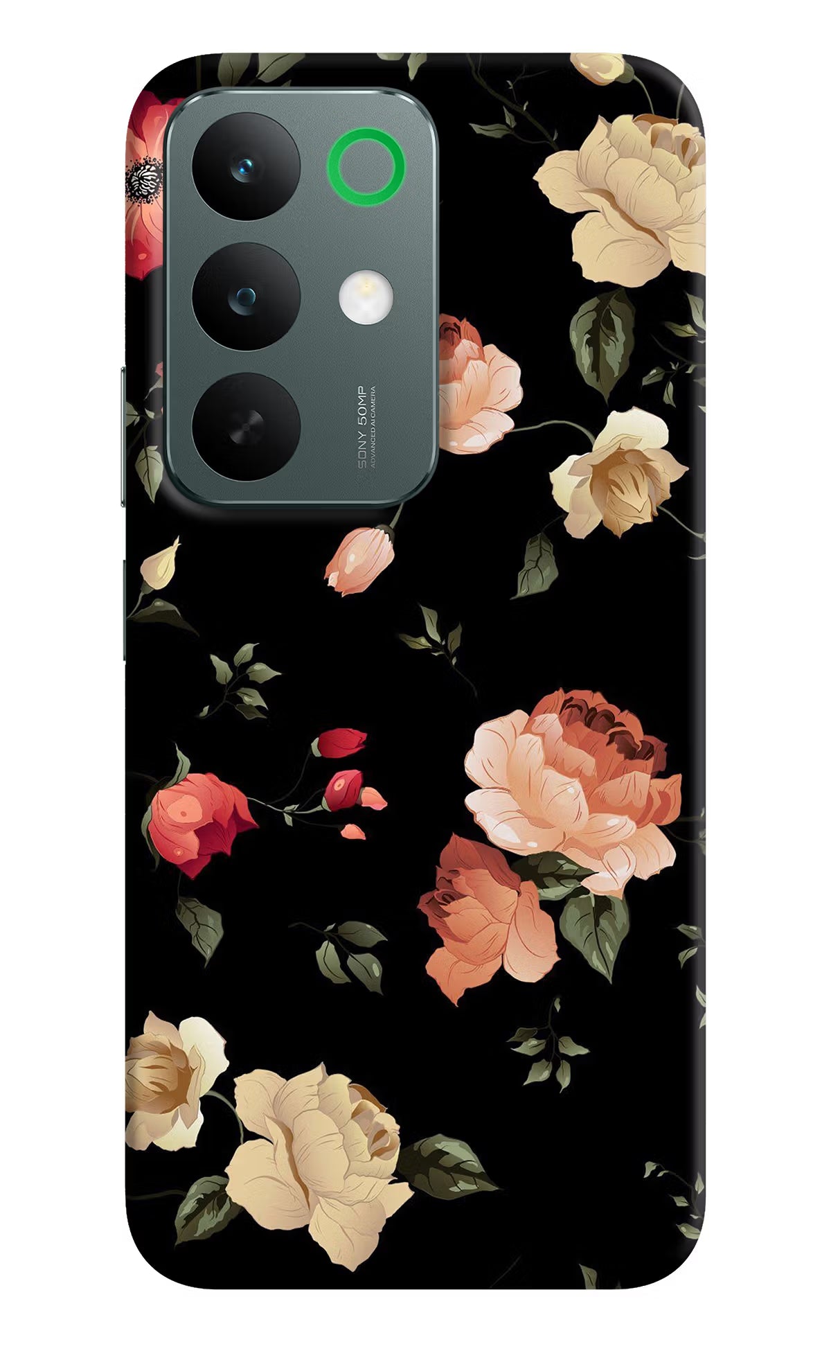 Flowers Realme C85 5G Back Cover - Flowers Realme C85 5G Back Cover Flowers Realme C85 5G Back Cover