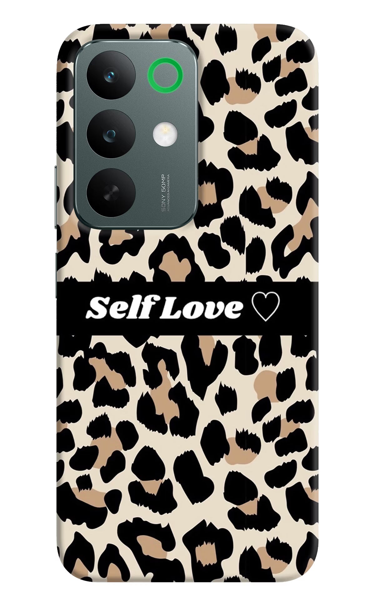 Leopard Print Self Love Realme C85 5G Back Cover - Leopard Print Self Love Realme C85 5G Back Cover Leopard Print Self Love Realme C85 5G Back Cover