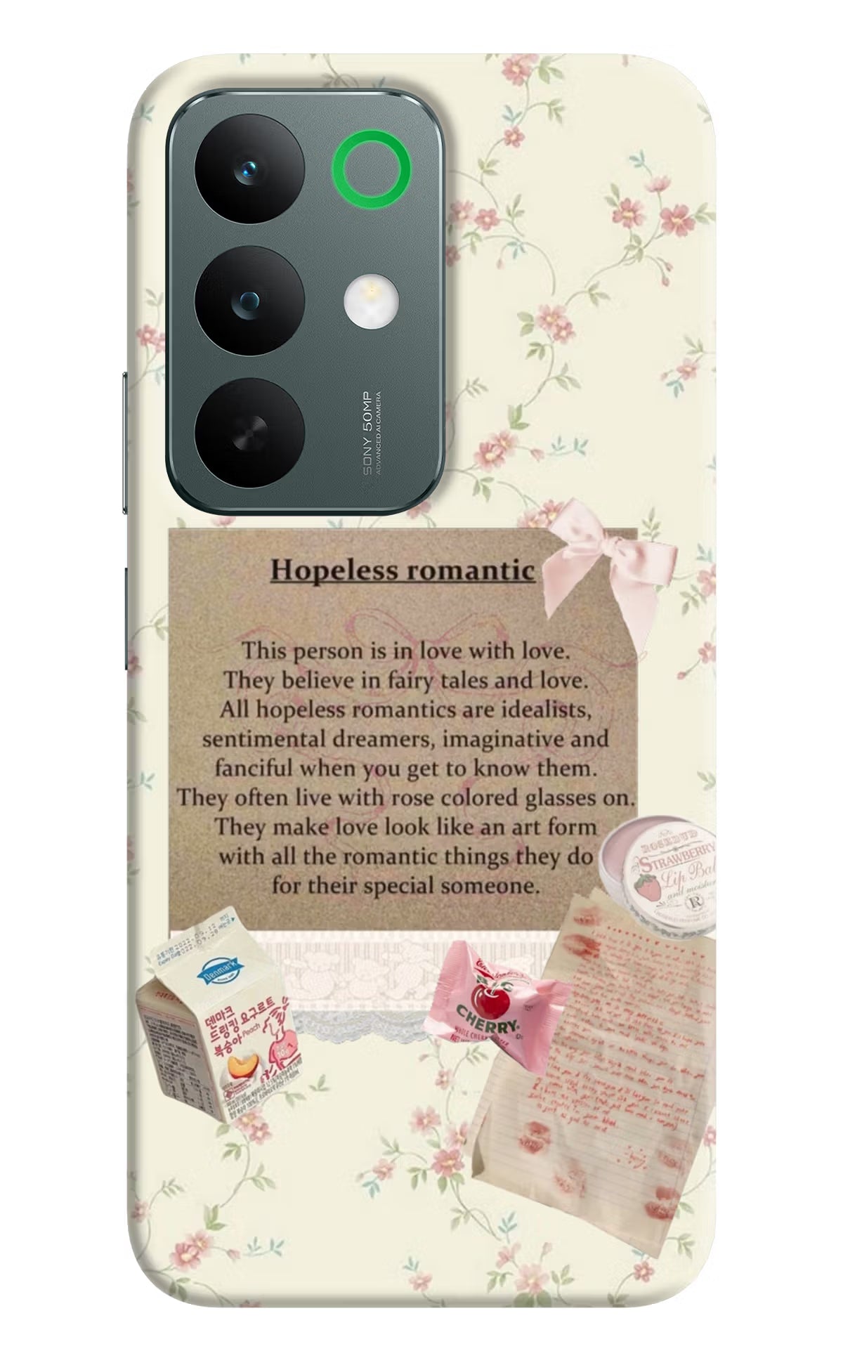 Hopeless Romantic Realme C85 5G Back Cover - Hopeless Romantic Realme C85 5G Back Cover Hopeless Romantic Realme C85 5G Back Cover