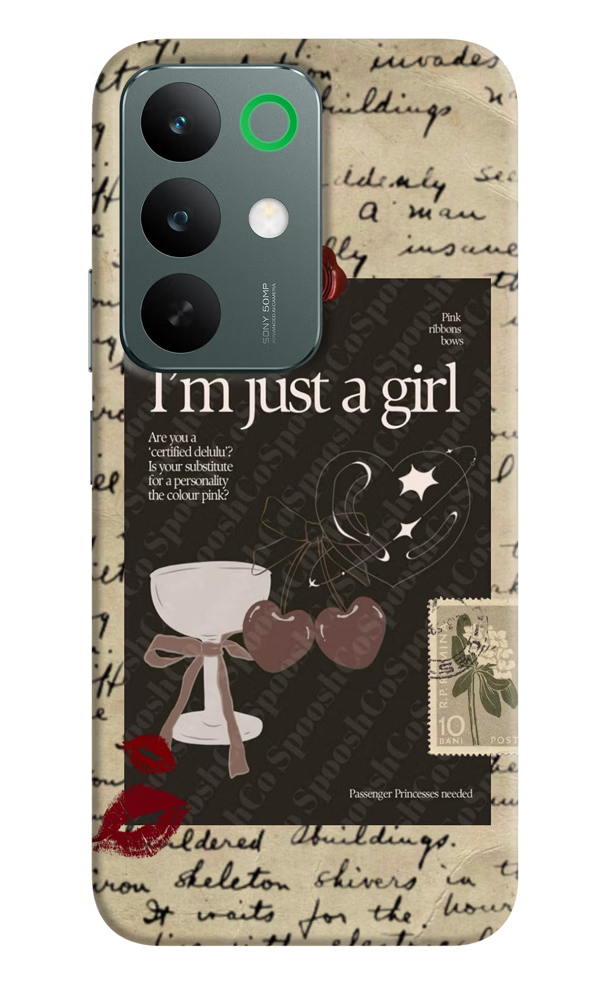 I am just a girl Realme C85 5G Back Cover - I am just a girl Realme C85 5G Back Cover I am just a girl Realme C85 5G Back Cover