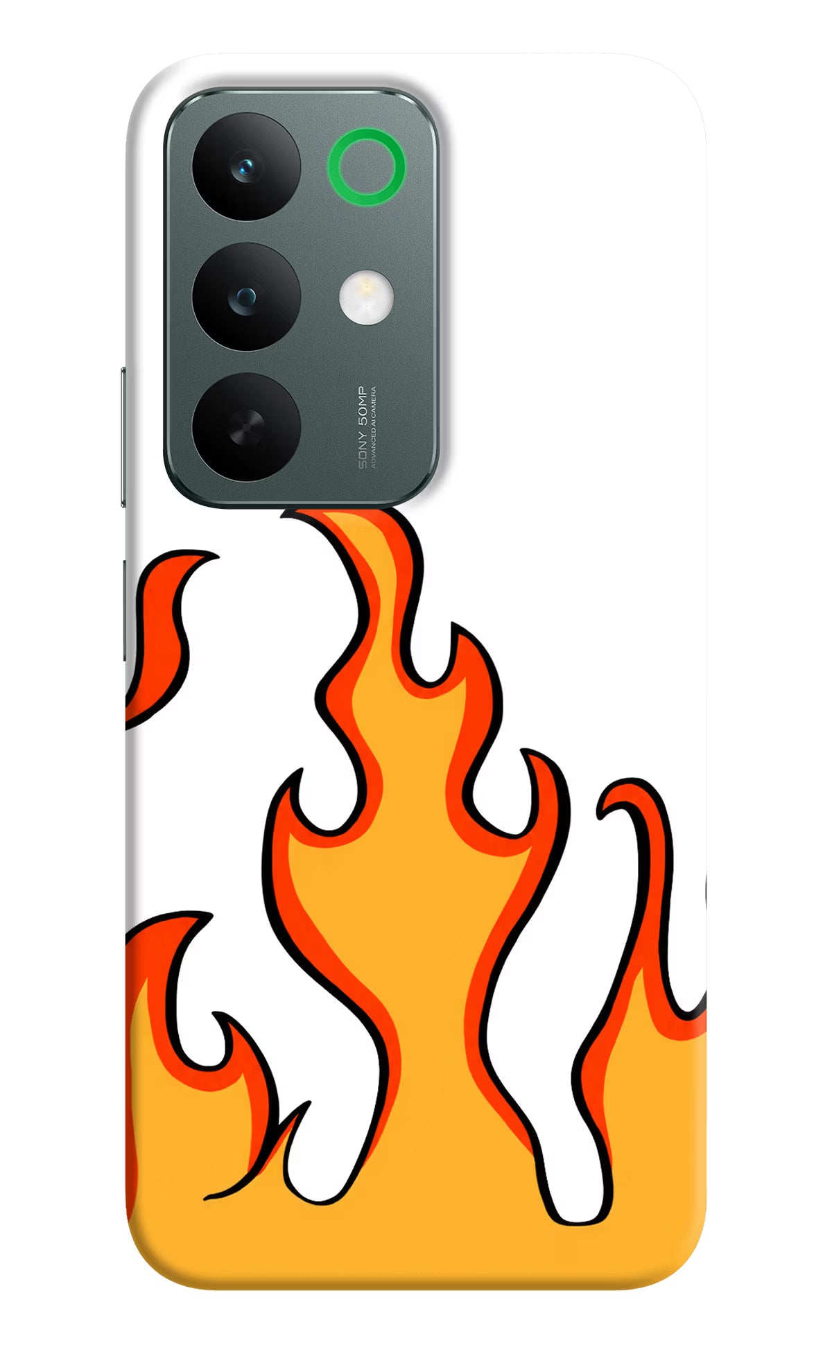 Fired Up – White Realme C85 5G Back Cover - Fired Up – White Realme C85 5G Back Cover Fired Up – White Realme C85 5G Back Cover