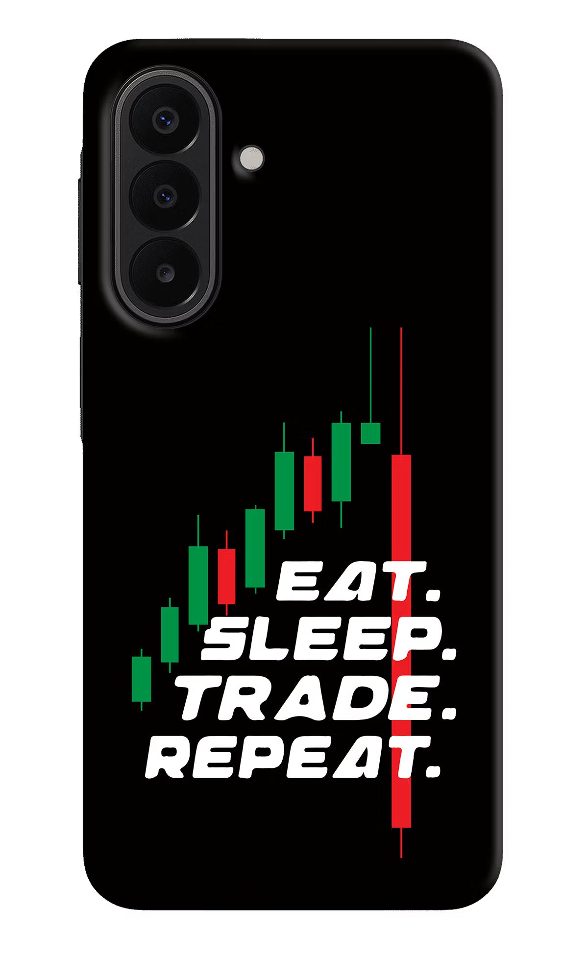 Eat Sleep Trade Repeat Samsung A27 5G Back Cover - Eat Sleep Trade Repeat Samsung A27 5G Back Cover Eat Sleep Trade Repeat Samsung A27 5G Back Cover