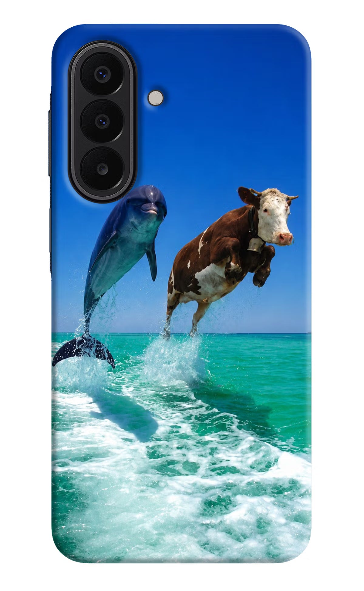 Dolphin vs Cow Samsung A27 5G Back Cover - Dolphin vs Cow Samsung A27 5G Back Cover Dolphin vs Cow Samsung A27 5G Back Cover