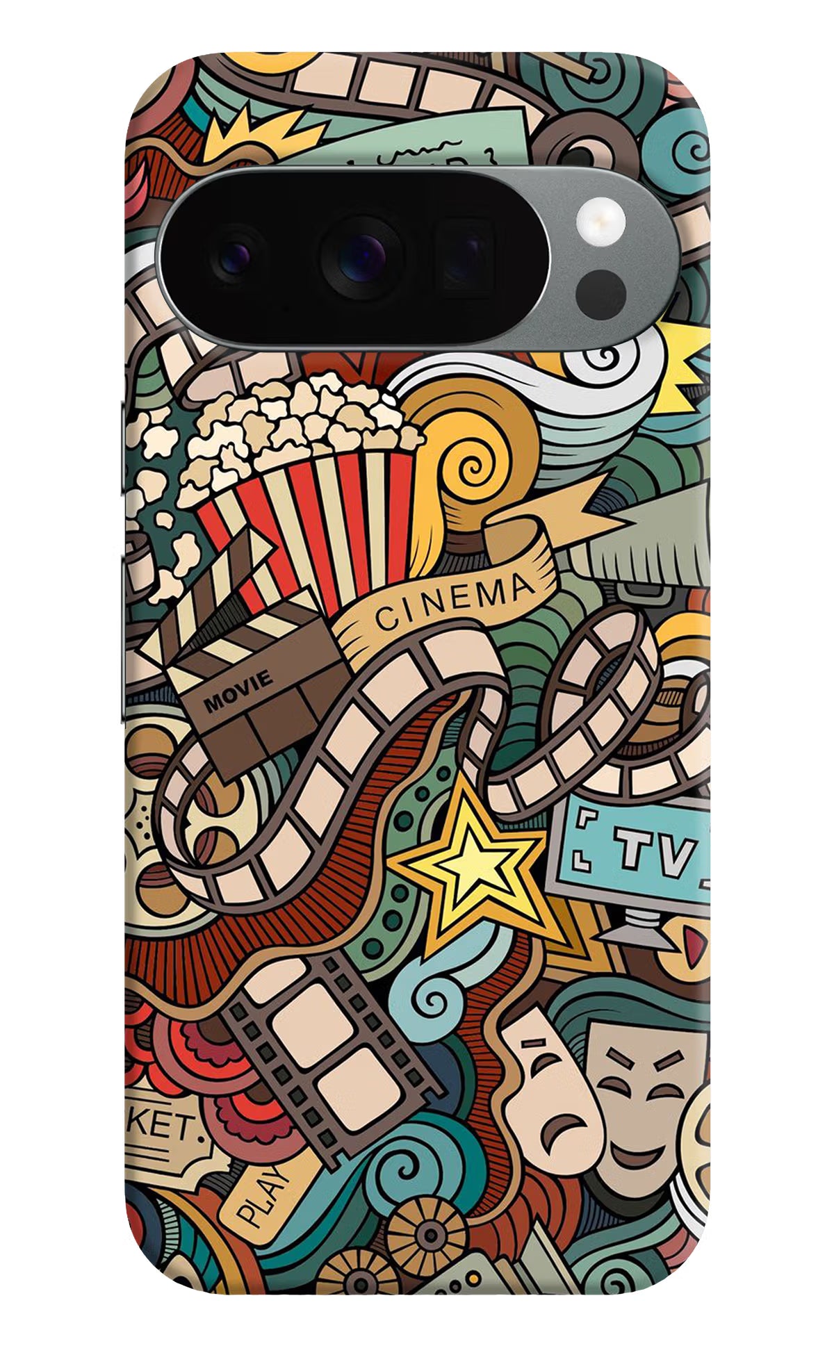 Cinema Abstract Google Pixel 10 Pro Back Cover - Cinema Abstract Google Pixel 10 Pro Back Cover Cinema Abstract Google Pixel 10 Pro Back Cover