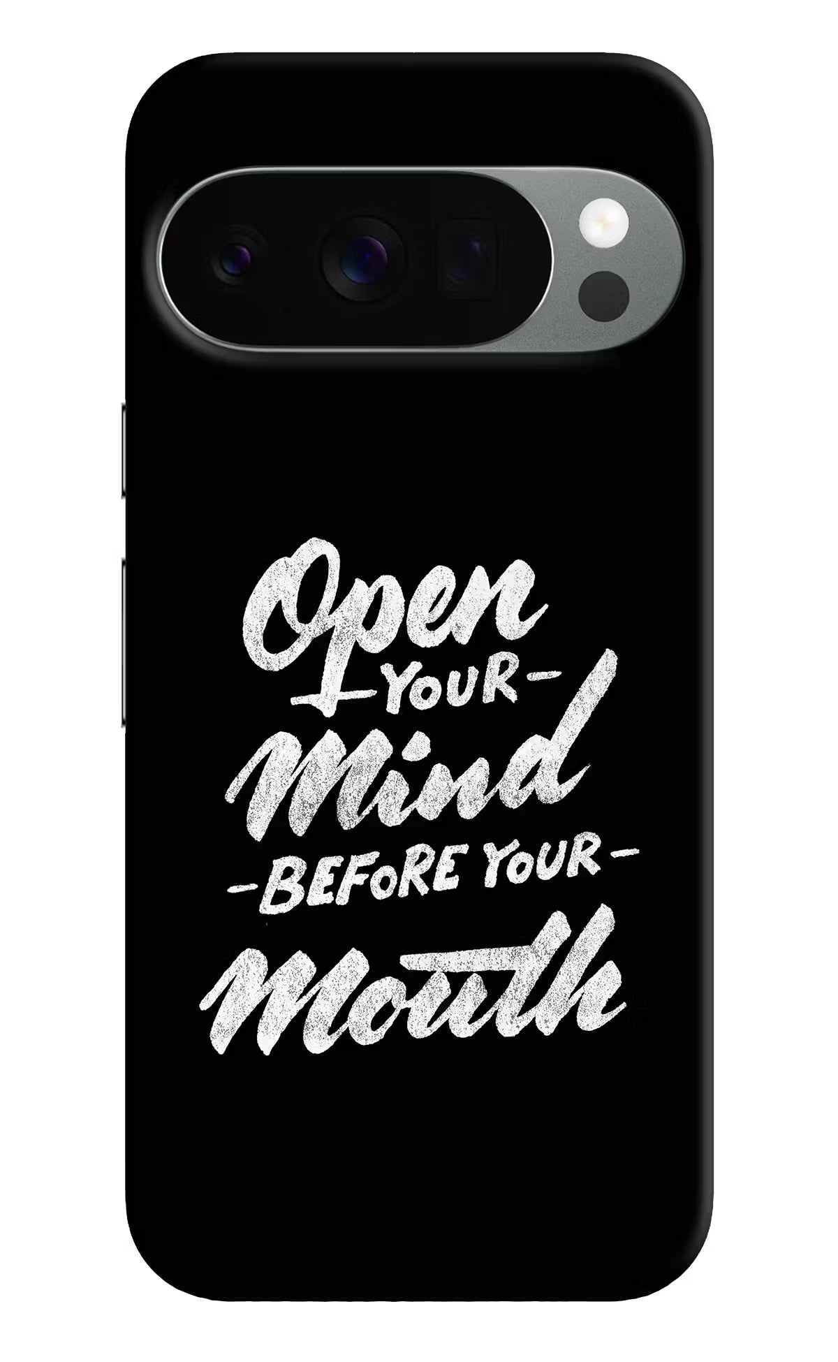 Open Your Mind Before Your Mouth Google Pixel 10 Pro Back Cover - Open Your Mind Before Your Mouth Google Pixel 10 Pro Back Cover Open Your Mind Before Your Mouth Google Pixel 10 Pro Back Cover