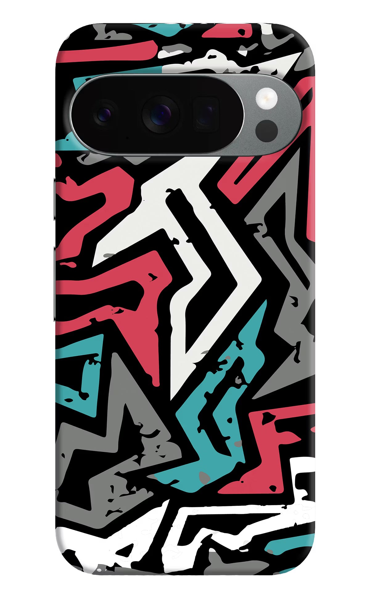 Geometric Graffiti Google Pixel 10 Pro Back Cover - Geometric Graffiti Google Pixel 10 Pro Back Cover Geometric Graffiti Google Pixel 10 Pro Back Cover