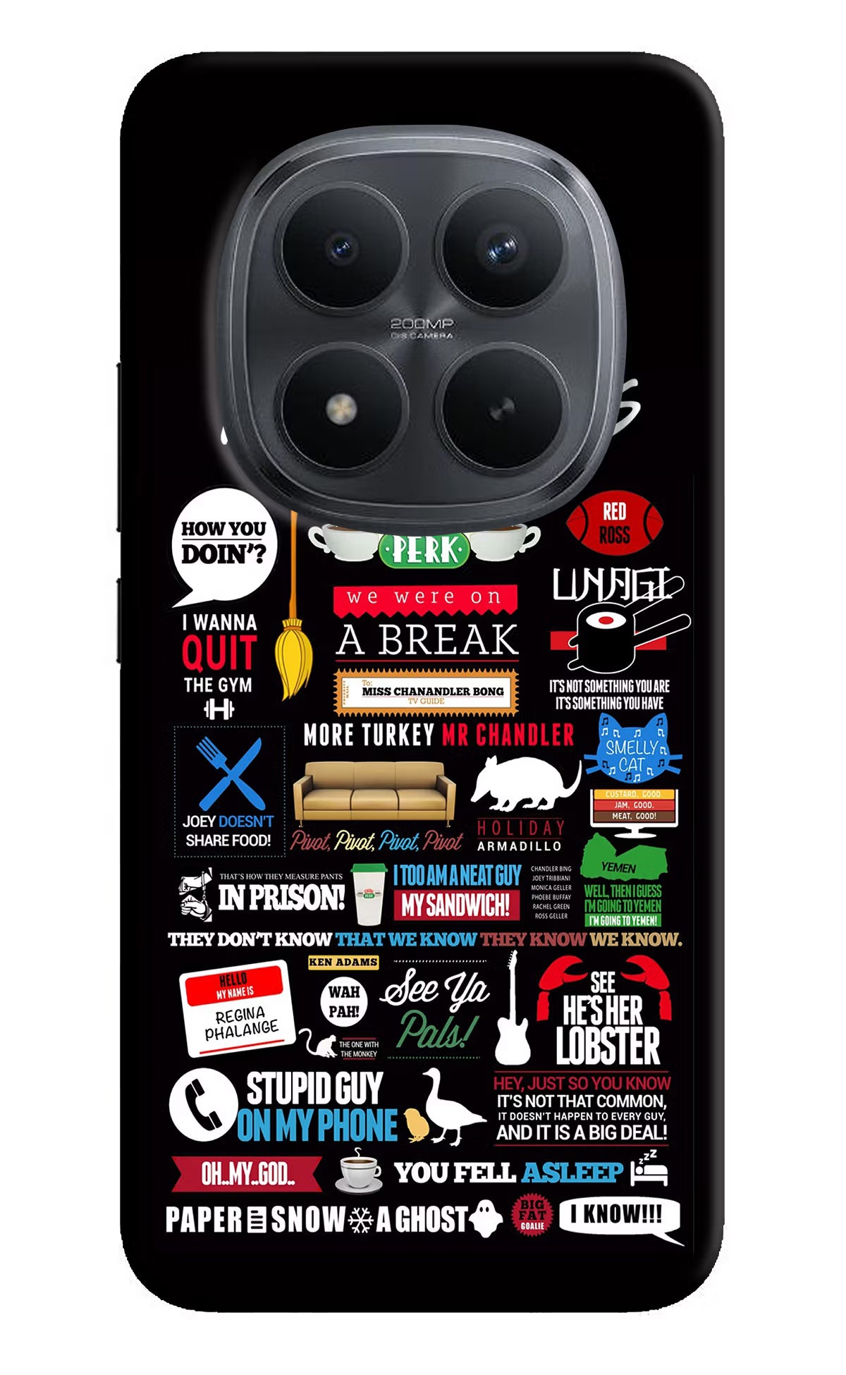 FRIENDS Redmi Note 15 Pro+ 5G Back Cover - FRIENDS Redmi Note 15 Pro+ 5G Back Cover FRIENDS Redmi Note 15 Pro+ 5G Back Cover