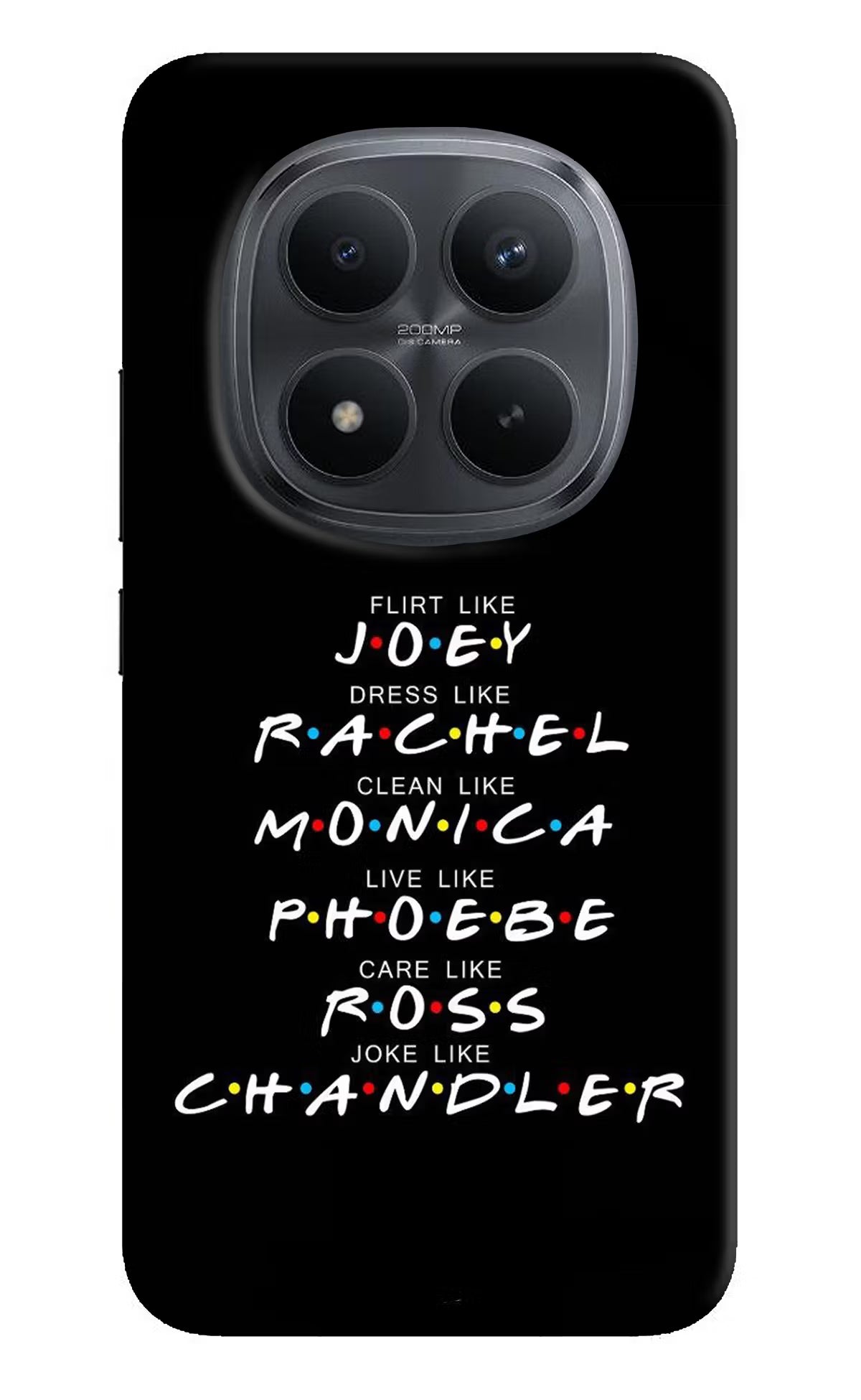 FRIENDS Character Redmi Note 15 Pro+ 5G Back Cover - FRIENDS Character Redmi Note 15 Pro+ 5G Back Cover FRIENDS Character Redmi Note 15 Pro+ 5G Back Cover