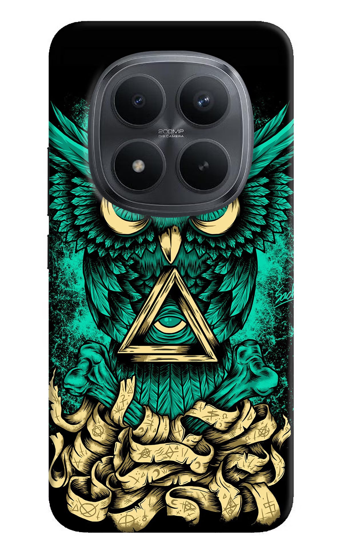 Green Owl Redmi Note 15 Pro+ 5G Back Cover - Green Owl Redmi Note 15 Pro+ 5G Back Cover Green Owl Redmi Note 15 Pro+ 5G Back Cover