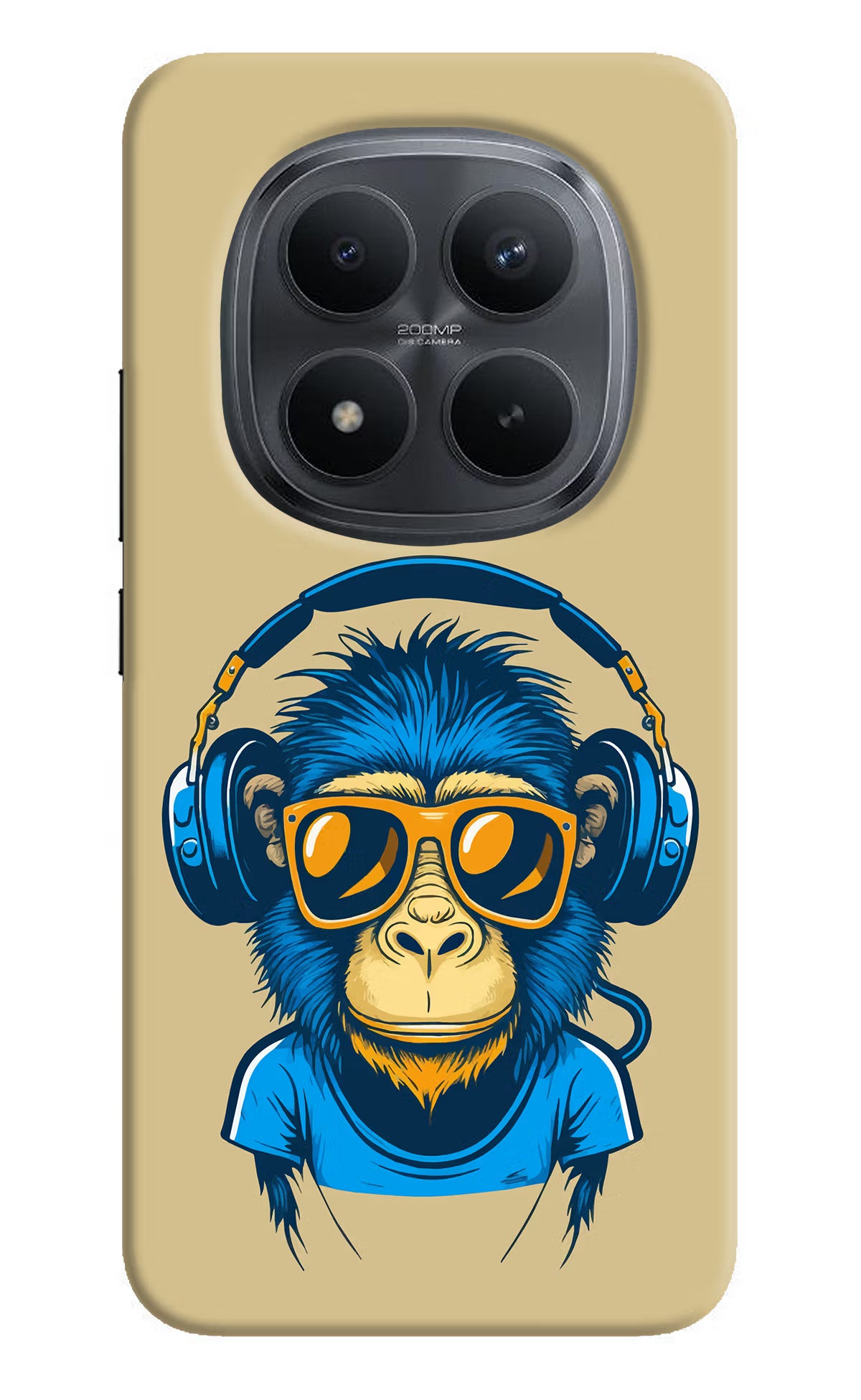 Monkey Headphone Redmi Note 15 Pro+ 5G Back Cover - Monkey Headphone Redmi Note 15 Pro+ 5G Back Cover Monkey Headphone Redmi Note 15 Pro+ 5G Back Cover