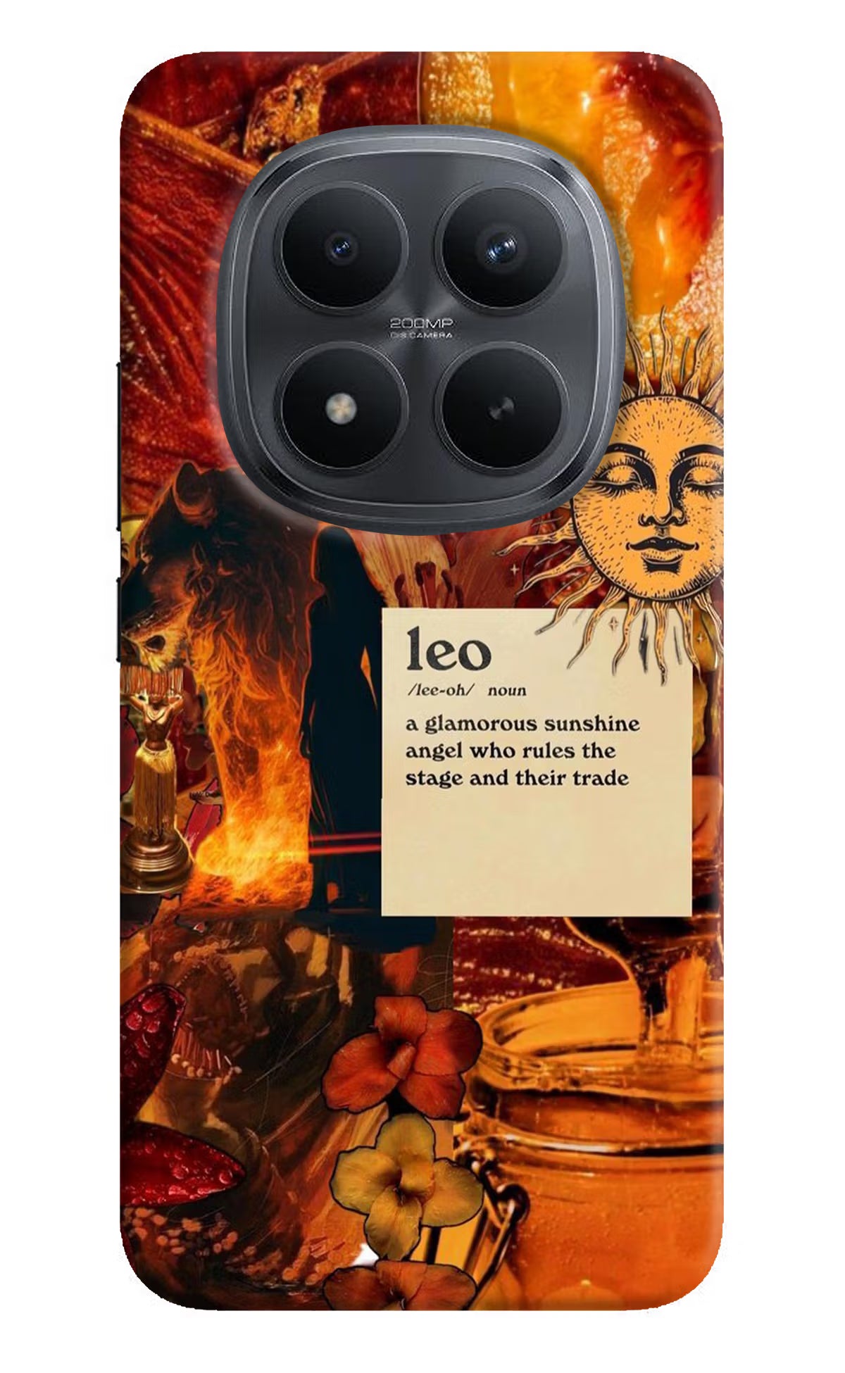 Leo Zodiac Redmi Note 15 Pro+ 5G Back Cover - Leo Zodiac Redmi Note 15 Pro+ 5G Back Cover Leo Zodiac Redmi Note 15 Pro+ 5G Back Cover