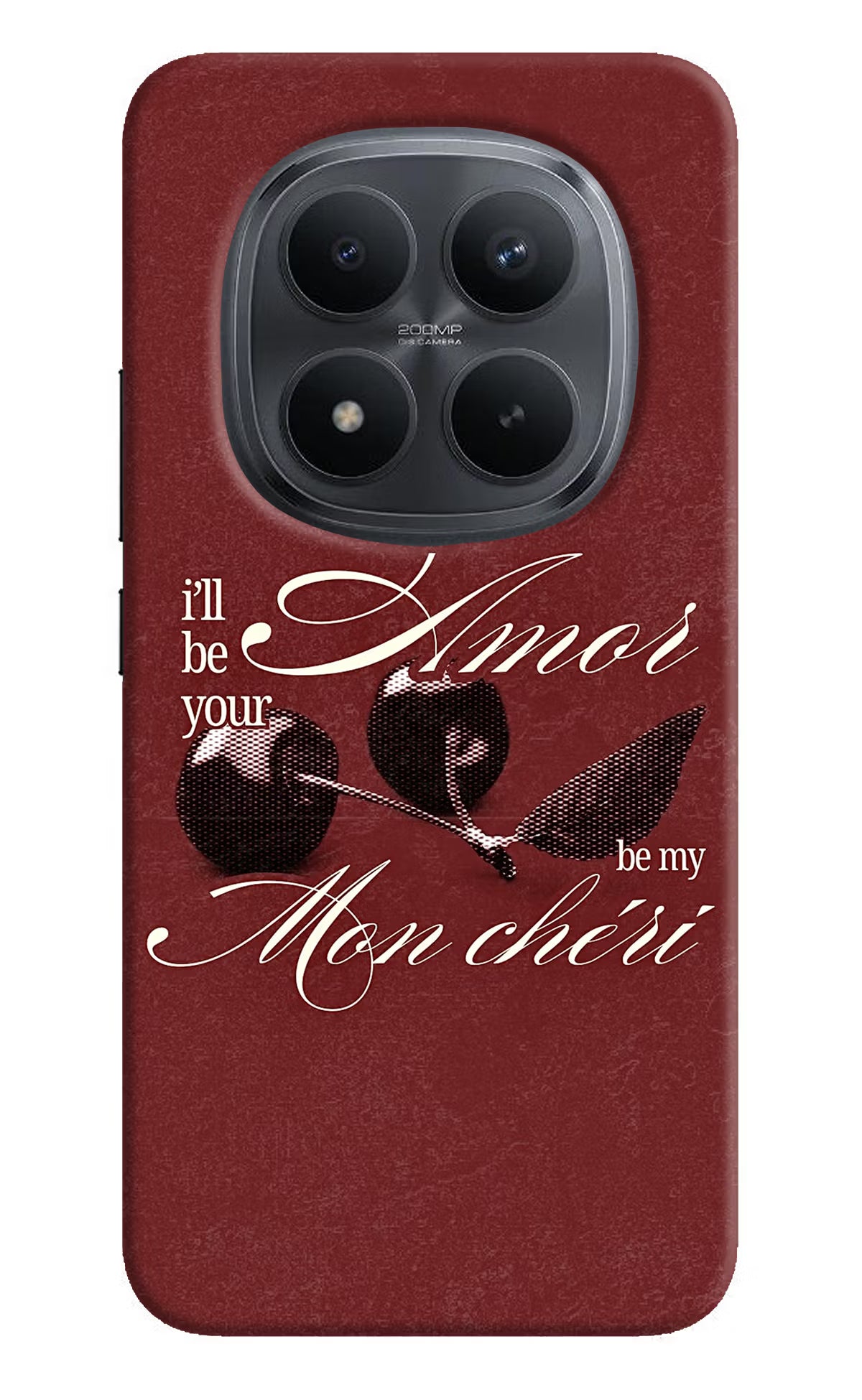 Velvet Cherry Redmi Note 15 Pro+ 5G Back Cover - Velvet Cherry Redmi Note 15 Pro+ 5G Back Cover Velvet Cherry Redmi Note 15 Pro+ 5G Back Cover
