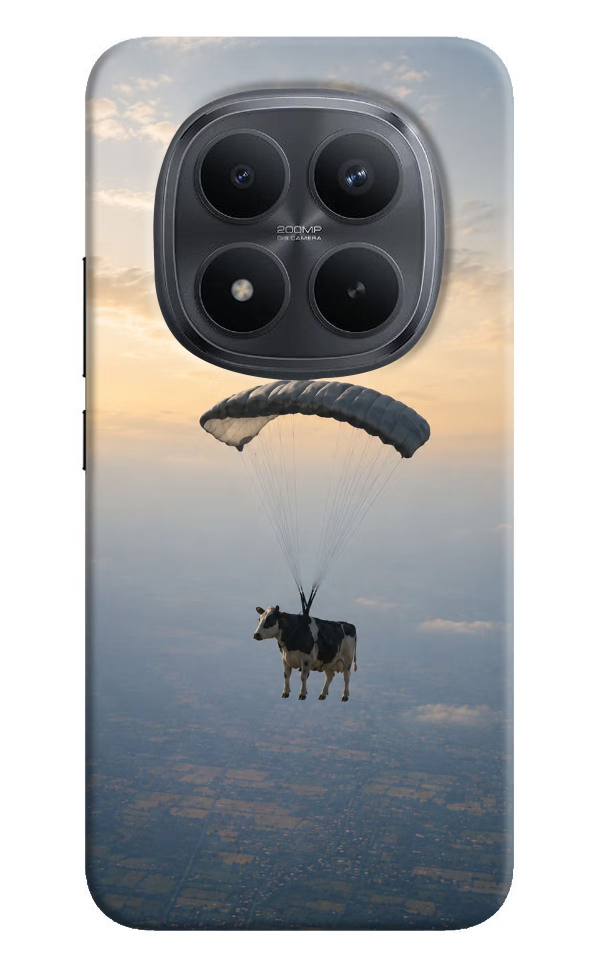 Skydiving Cow Redmi Note 15 Pro+ 5G Back Cover - Skydiving Cow Redmi Note 15 Pro+ 5G Back Cover Skydiving Cow Redmi Note 15 Pro+ 5G Back Cover