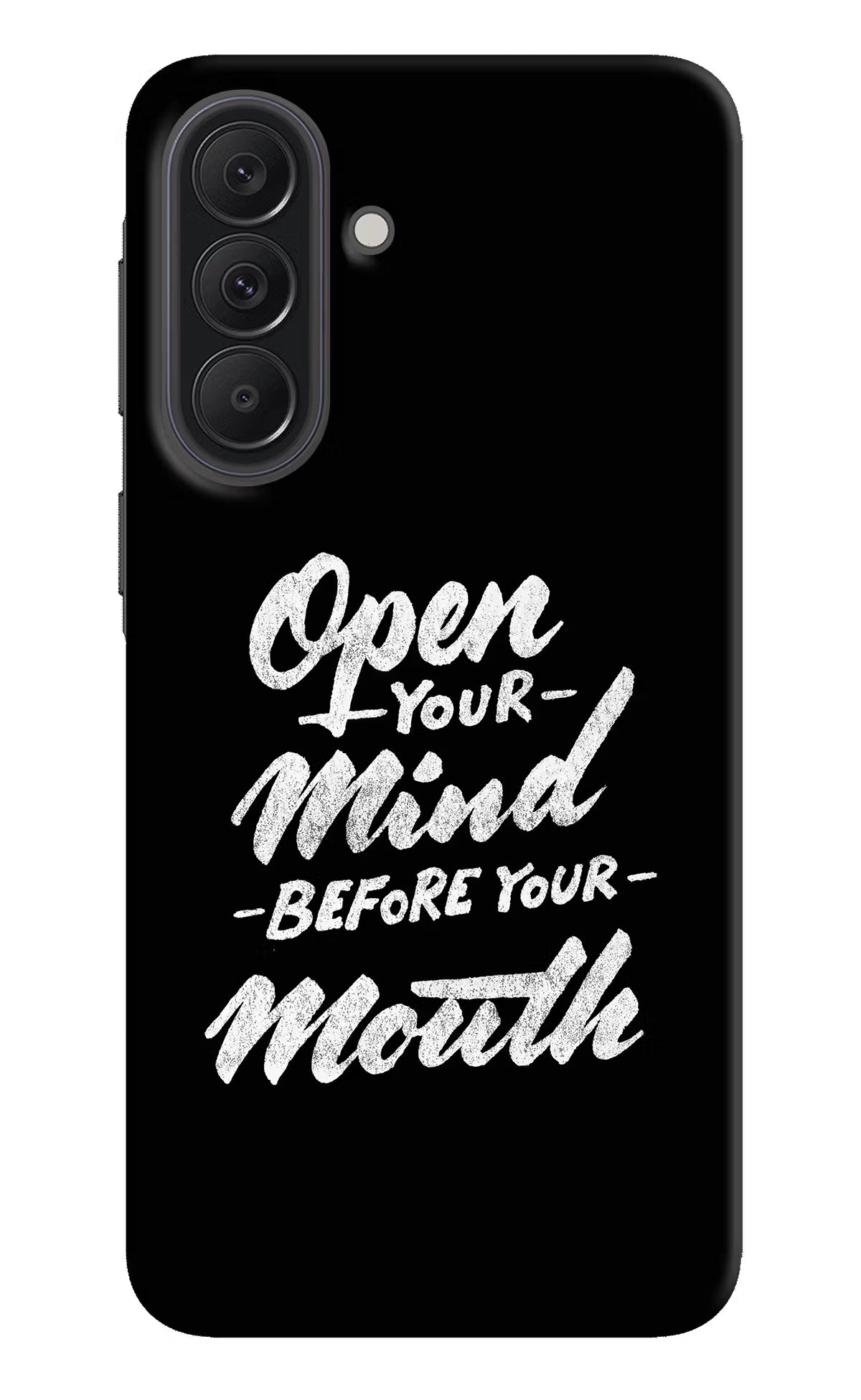 Open Your Mind Before Your Mouth Samsung A37 5G Back Cover - Open Your Mind Before Your Mouth Samsung A37 5G Back Cover Open Your Mind Before Your Mouth Samsung A37 5G Back Cover