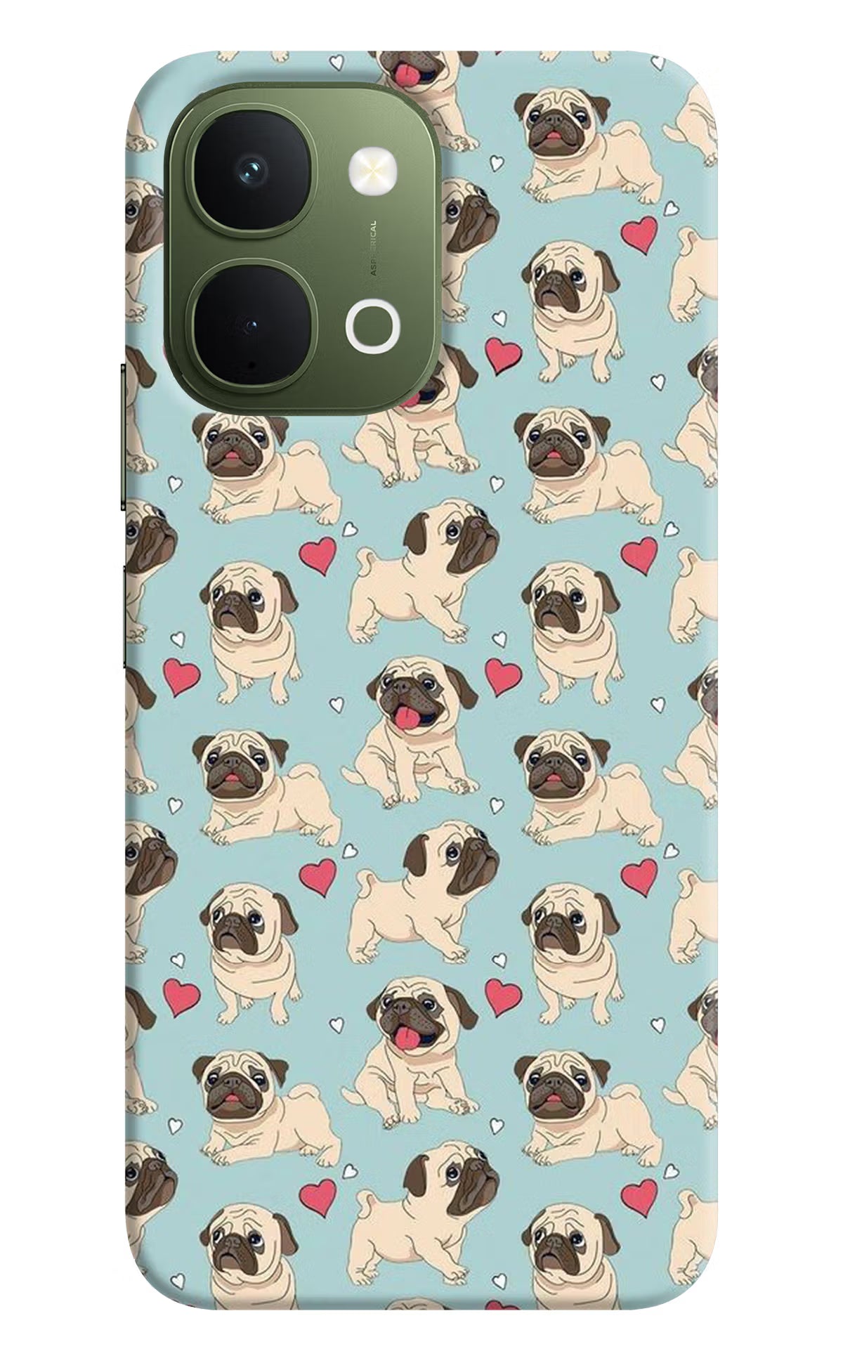 Pug Dog Vivo T5x 5G Back Cover - Pug Dog Vivo T5x 5G Back Cover Pug Dog Vivo T5x 5G Back Cover
