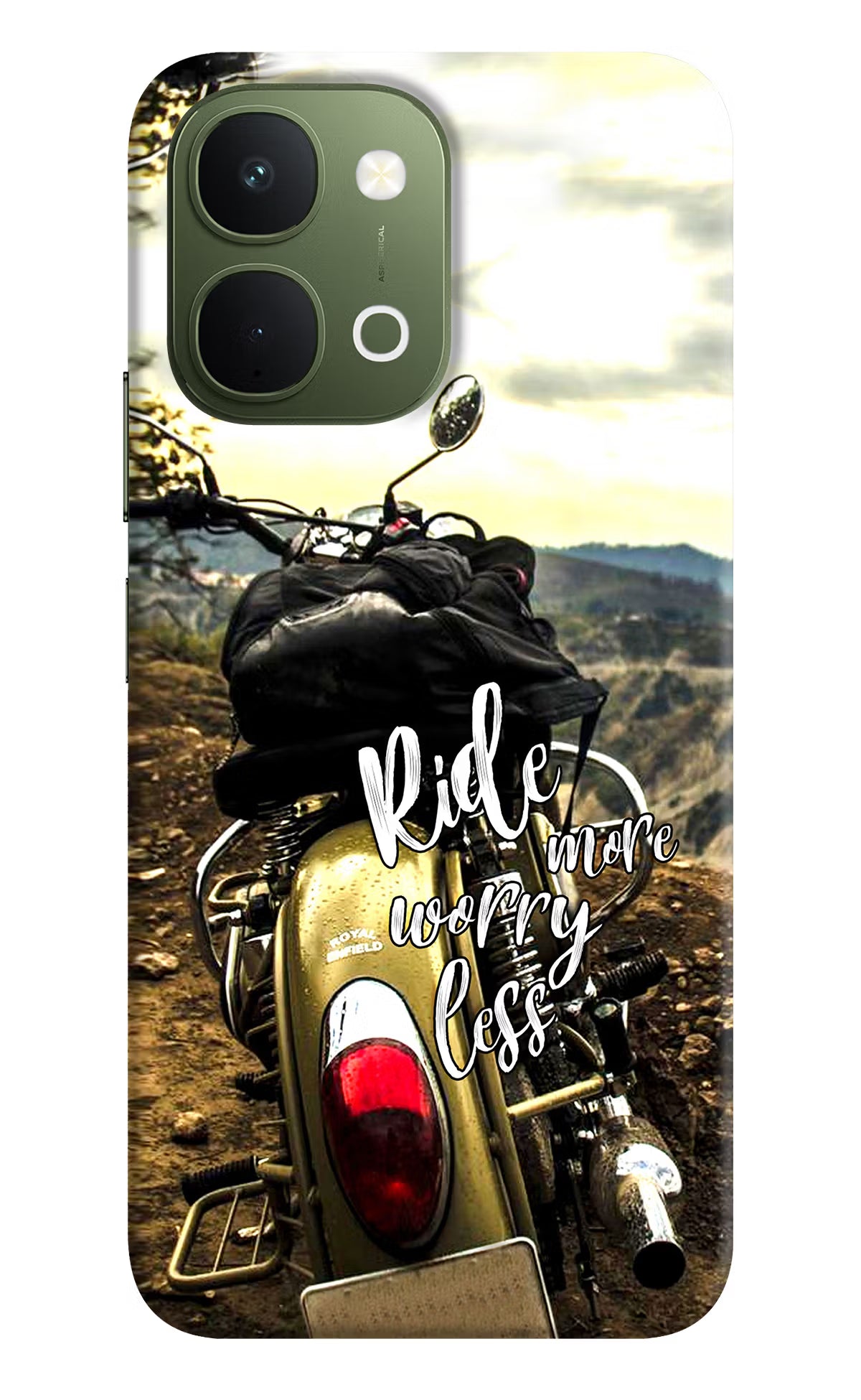 Ride More Worry Less Vivo T5x 5G Back Cover - Ride More Worry Less Vivo T5x 5G Back Cover Ride More Worry Less Vivo T5x 5G Back Cover
